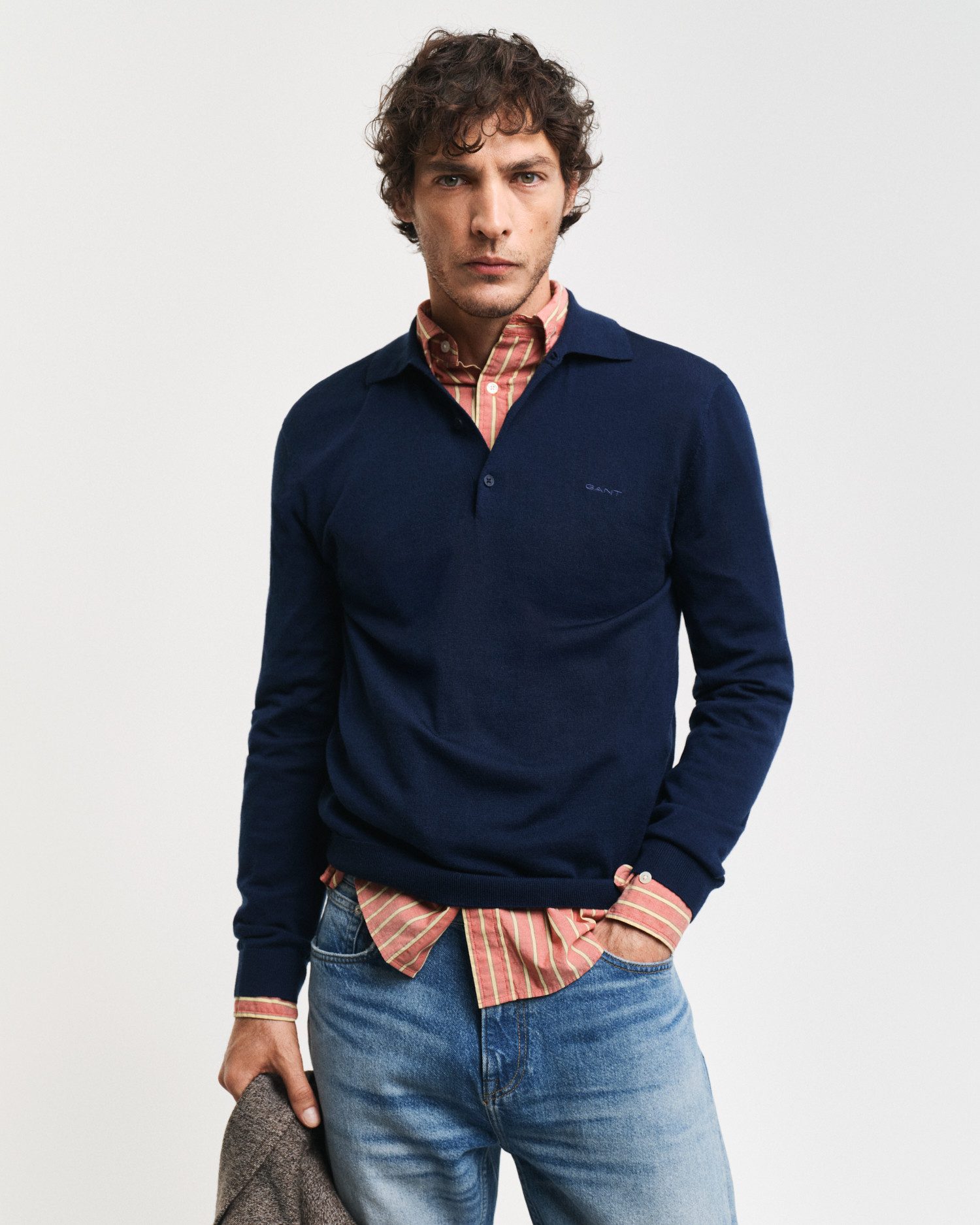 Polokragenpullover EXTRAFINE MERINO WOOL POLO