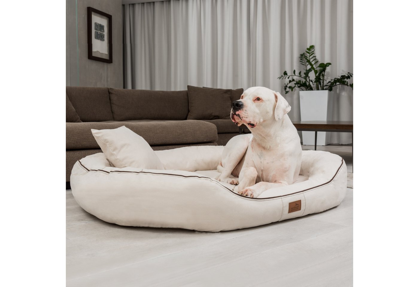Thumbnail - tierlando® Tierbett Orthopädisches Hundebett MARLON VISCO PLUS Velours