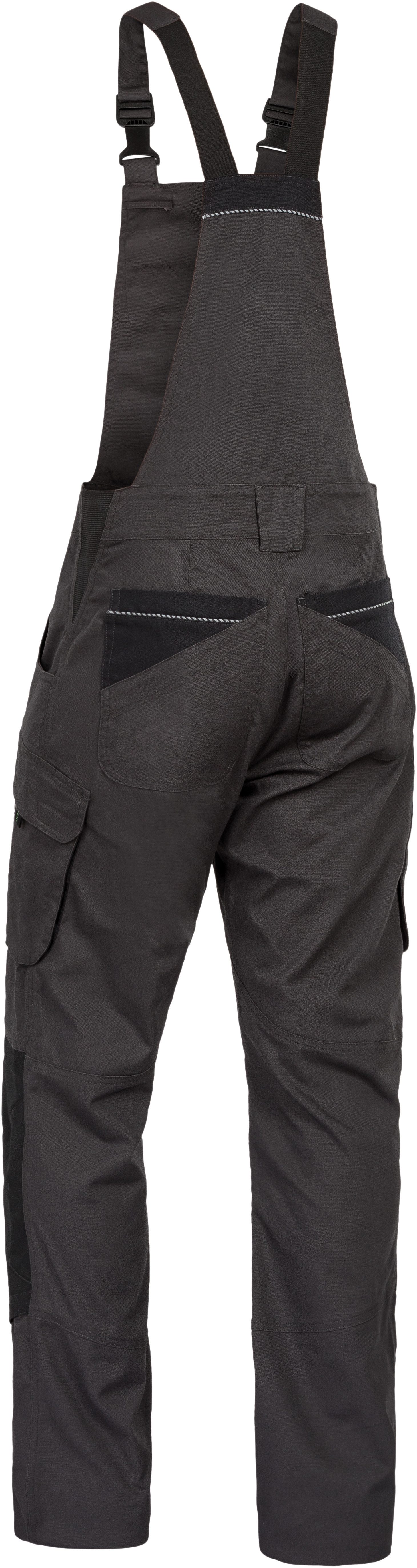 Leibwächter Arbeitslatzhose Herren Latzhose Dynamic-Line Stretch Arbeitshose Arbeitskleidung atmungsaktiver Stretchstoff mit Elasthan auch Übergröße