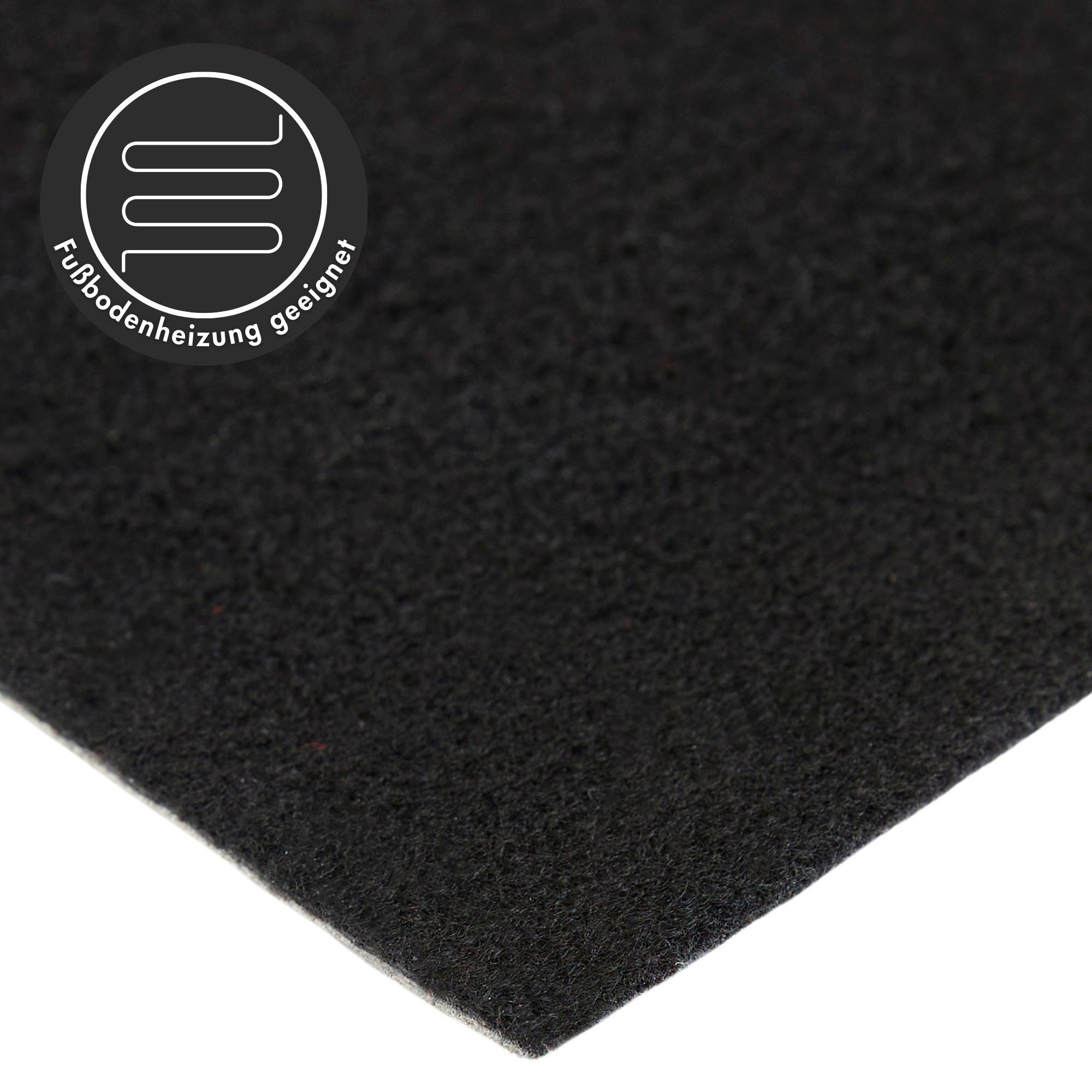Andiamo Teppichboden Sina, Velours, Gesamthöhe 6 mm, Luxusklasse LC1, rechteckig, Uni Farben, Breite 400 cm, strapazierfähig, pflegeleicht, Wohnzimmer