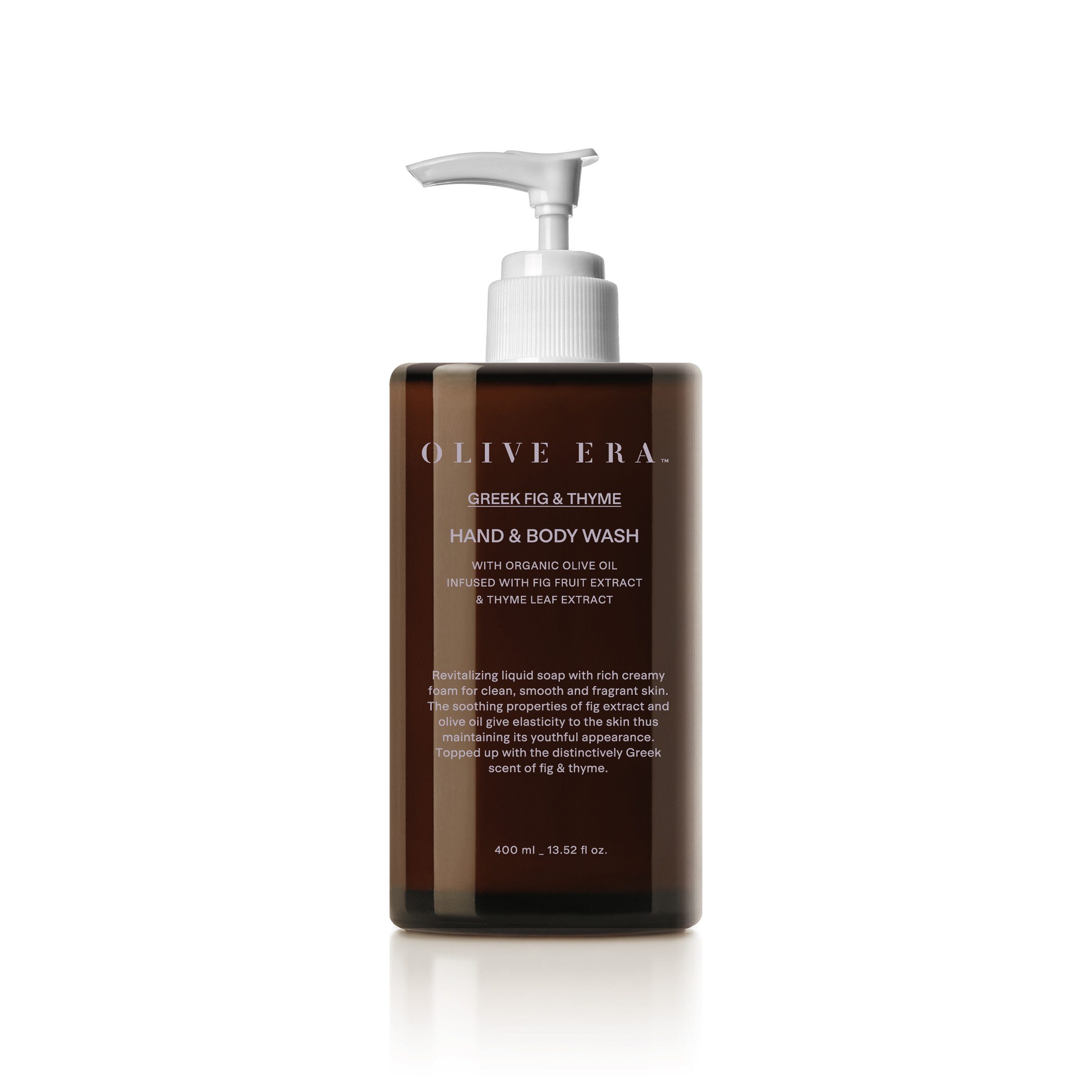 OLIVE ERA Duschgel Olive Era Hand & Body Wash Bio-Olivenöl 400ml Sanfte Reinigung