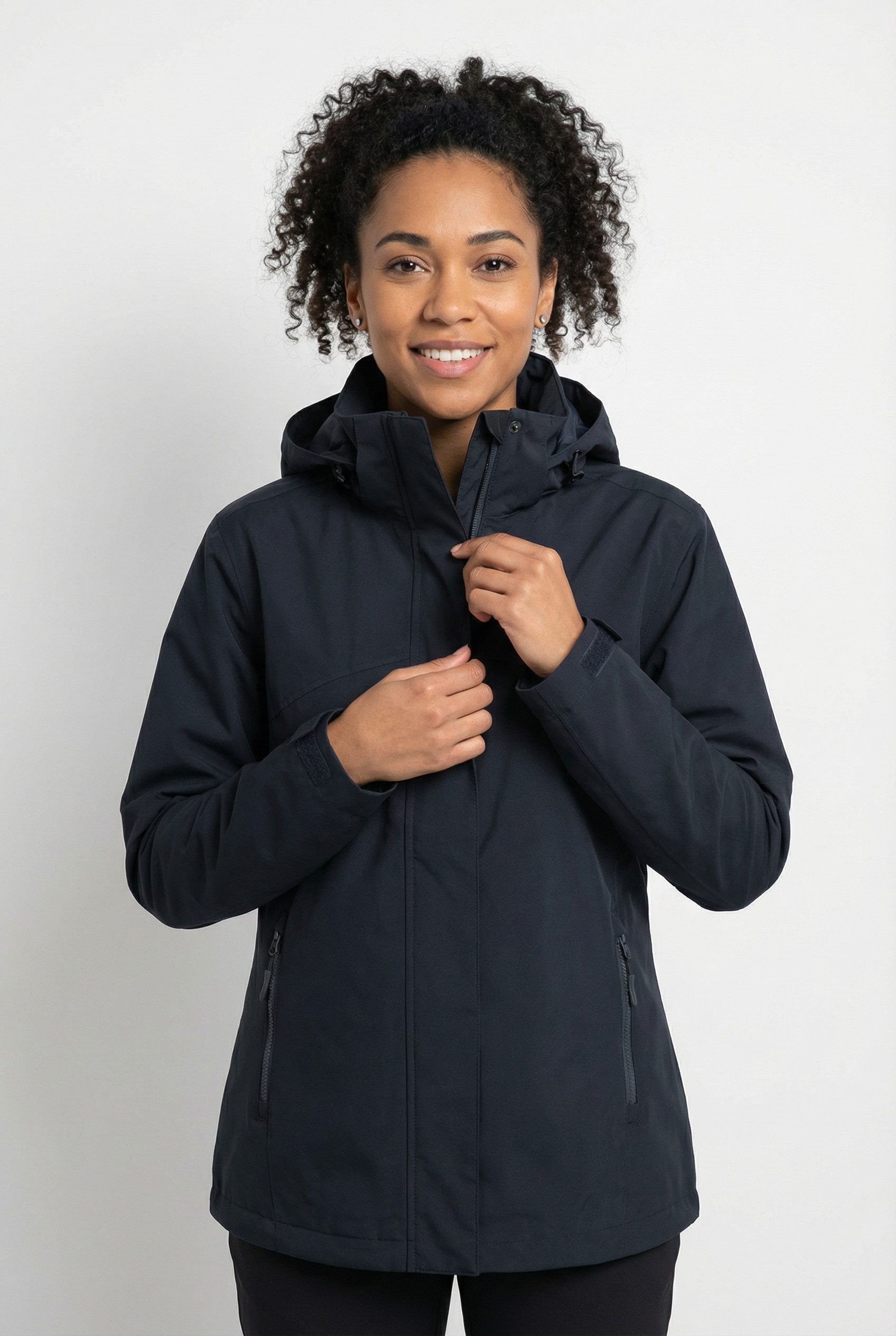 Maier Sports Allwetterjacke Da-Jacke mTEX el. Metor rec W atmungsaktiv, wind- und wasserdicht, mit abnehmbarer Kapuze