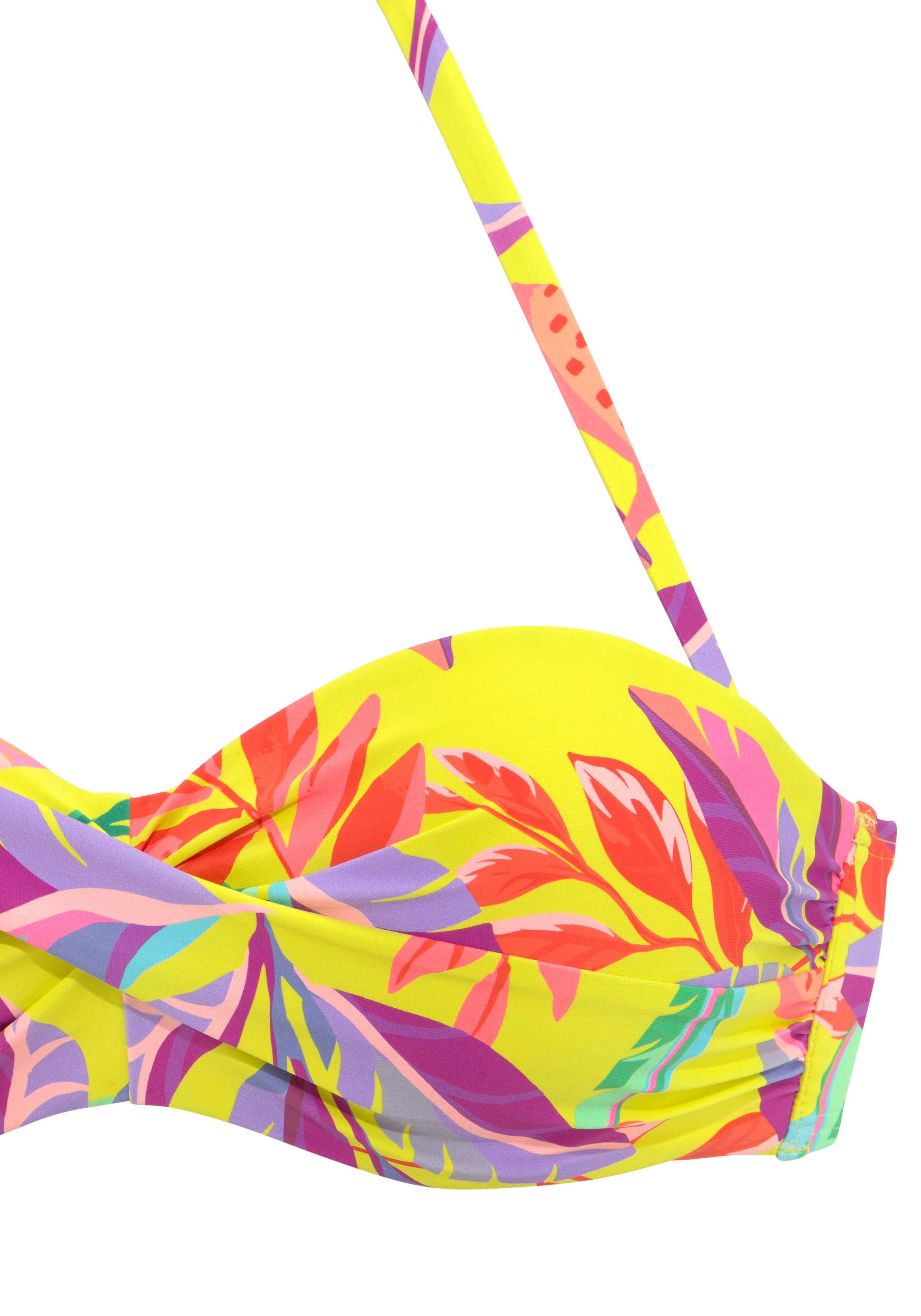 s.Oliver Bügel-Bandeau-Bikini-Top Mallorca, in Wickeloptik
