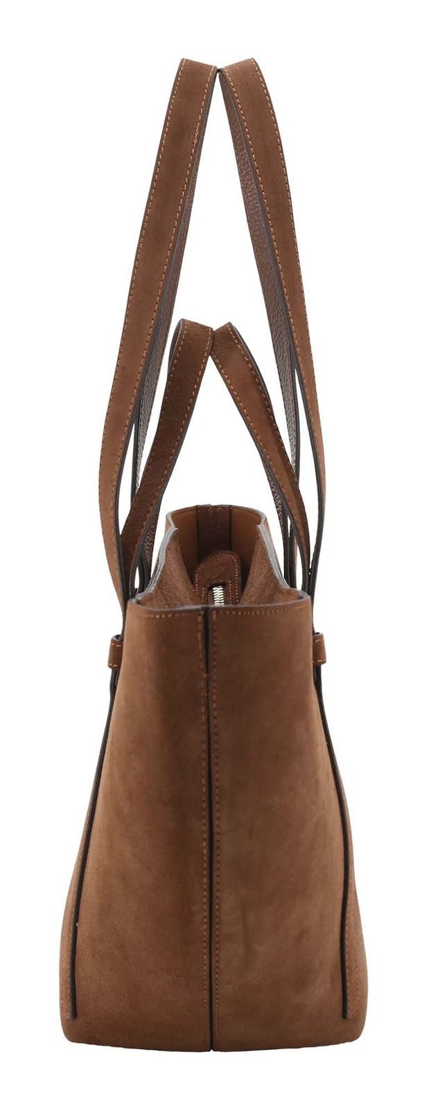 Abro Schultertasche Shopper Cosmo (Set, 2-tlg), aus echtem Rindsleder