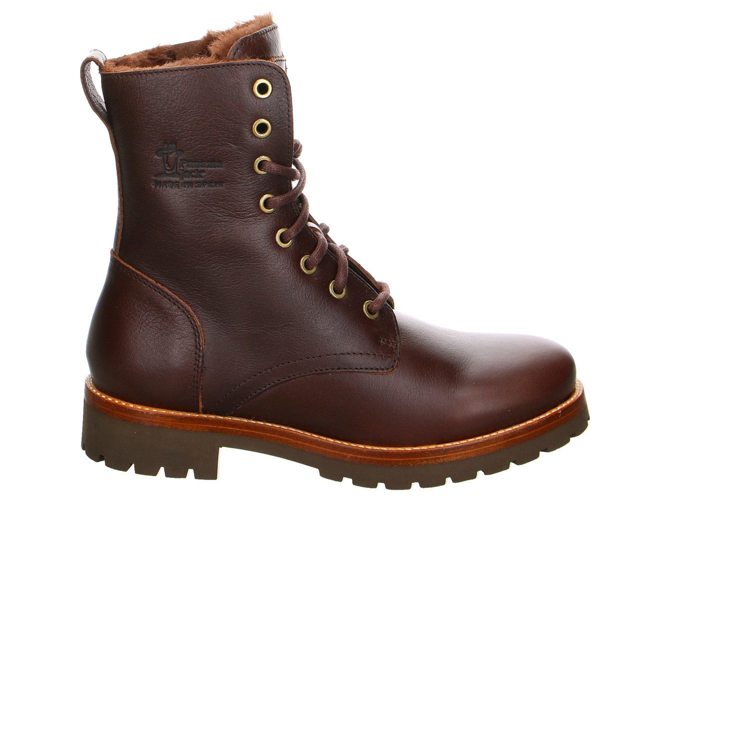 Panama Jack Frisia/060419 Leder Schnürstiefelette braun Stiefelette