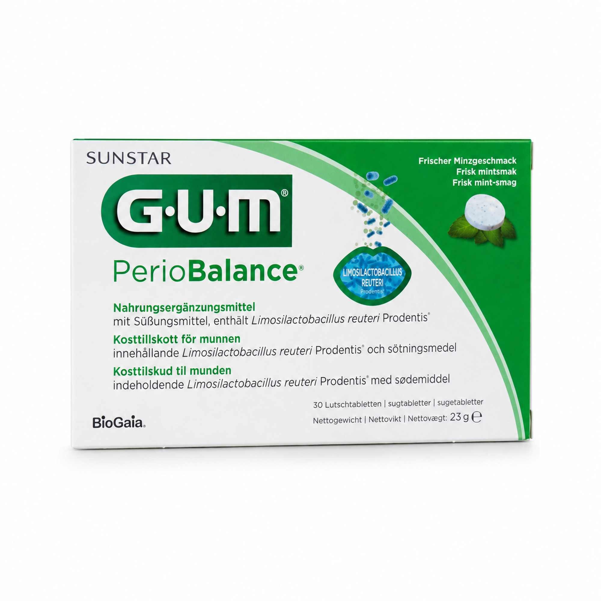 GUM GUM PerioBalance Lutschtabletten 30 Stück Lutschtabletten
