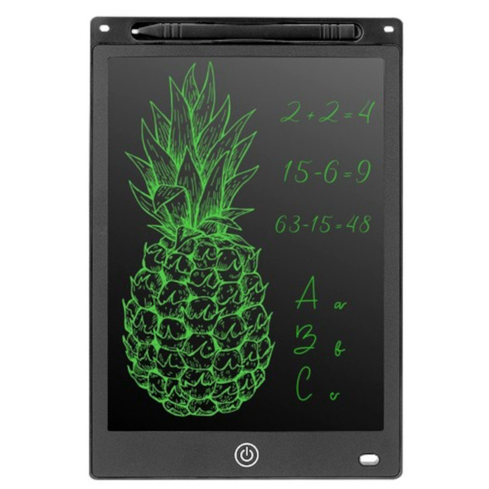 ISO TRADE Zeichenblock Grafiktablett Zeichenboard, Stift 12 Zoll Kinder LCD Schreibtafel