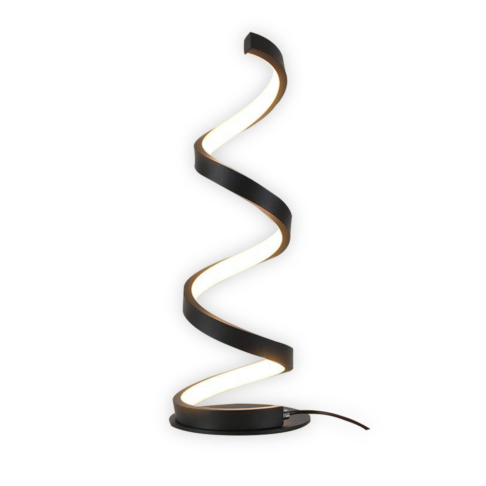 ZMH LED Tischleuchte Modern-Spiral-Design Leselampe 10W günstig online kaufen