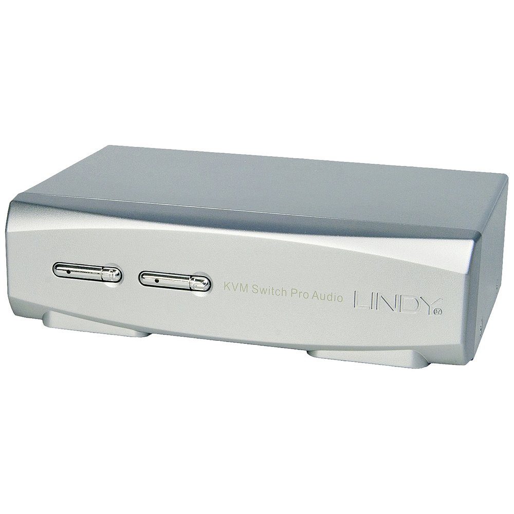 LINDY KVM-Umschalter Display-Port Maus, Tastatur 3840 x 2160 Pixel Adapter