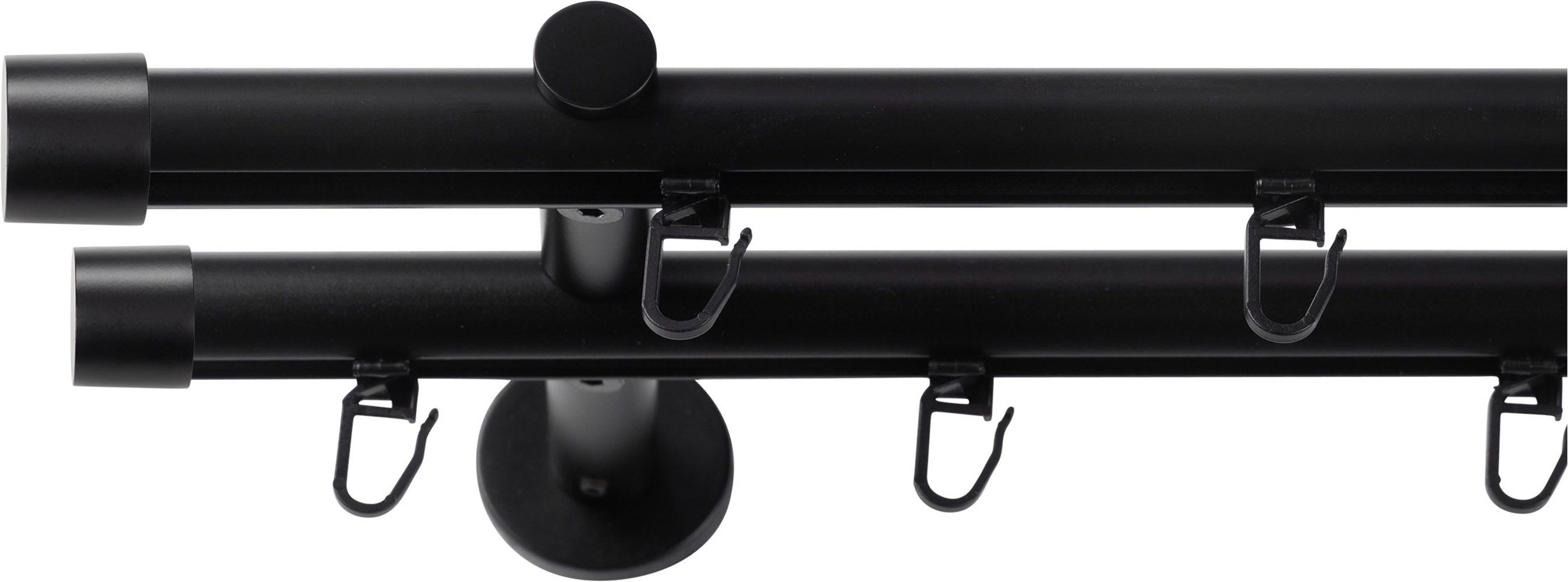 SN DECO GROUP Gardinenstange, Ø 19 mm, 2-läufig, Fixmaß, kürzbar