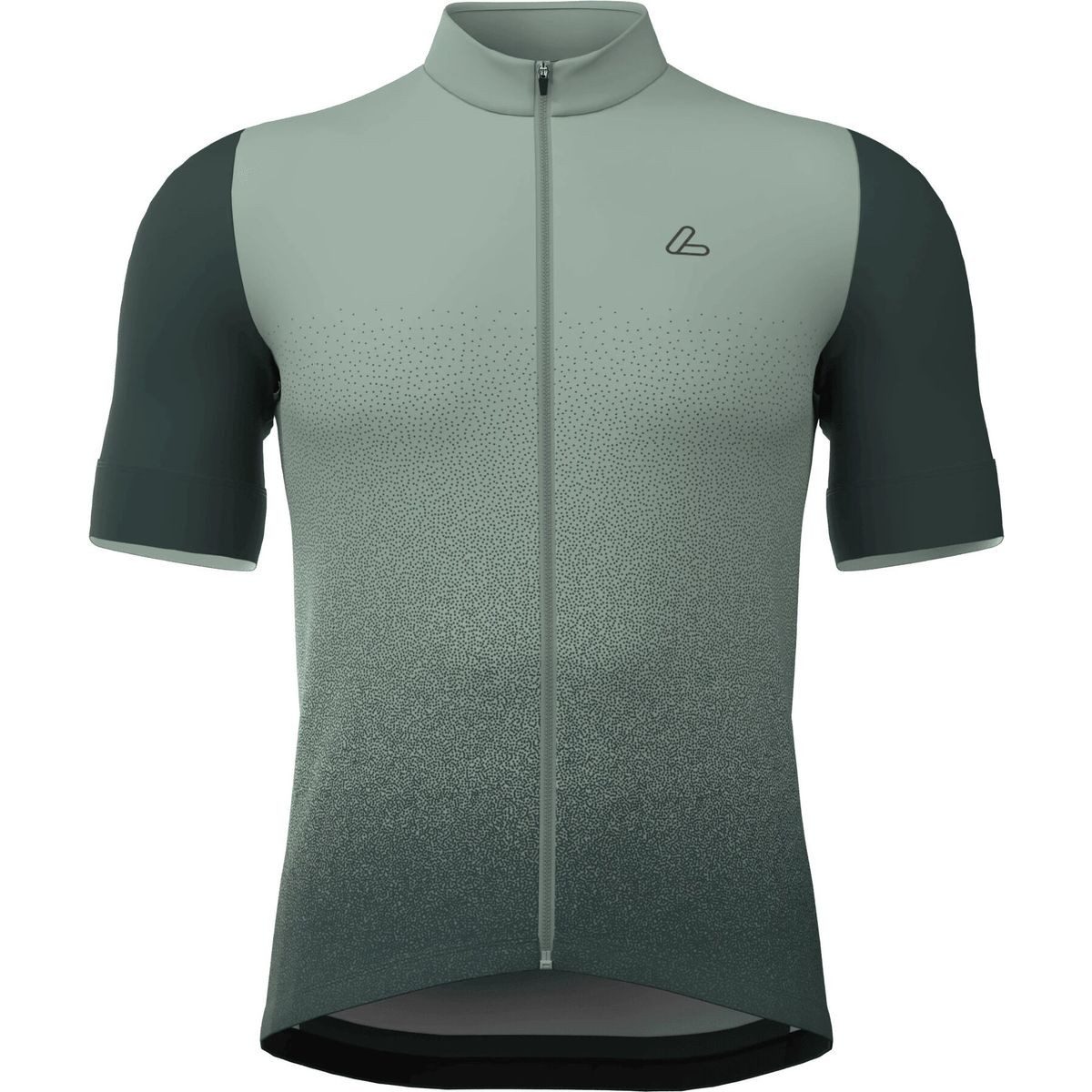 Löffler Radtrikot Men Bike Jersey Full Zip Skys Storm Mid Atmungsaktives und schnelltrocknendes Herren-Radtrikot mit