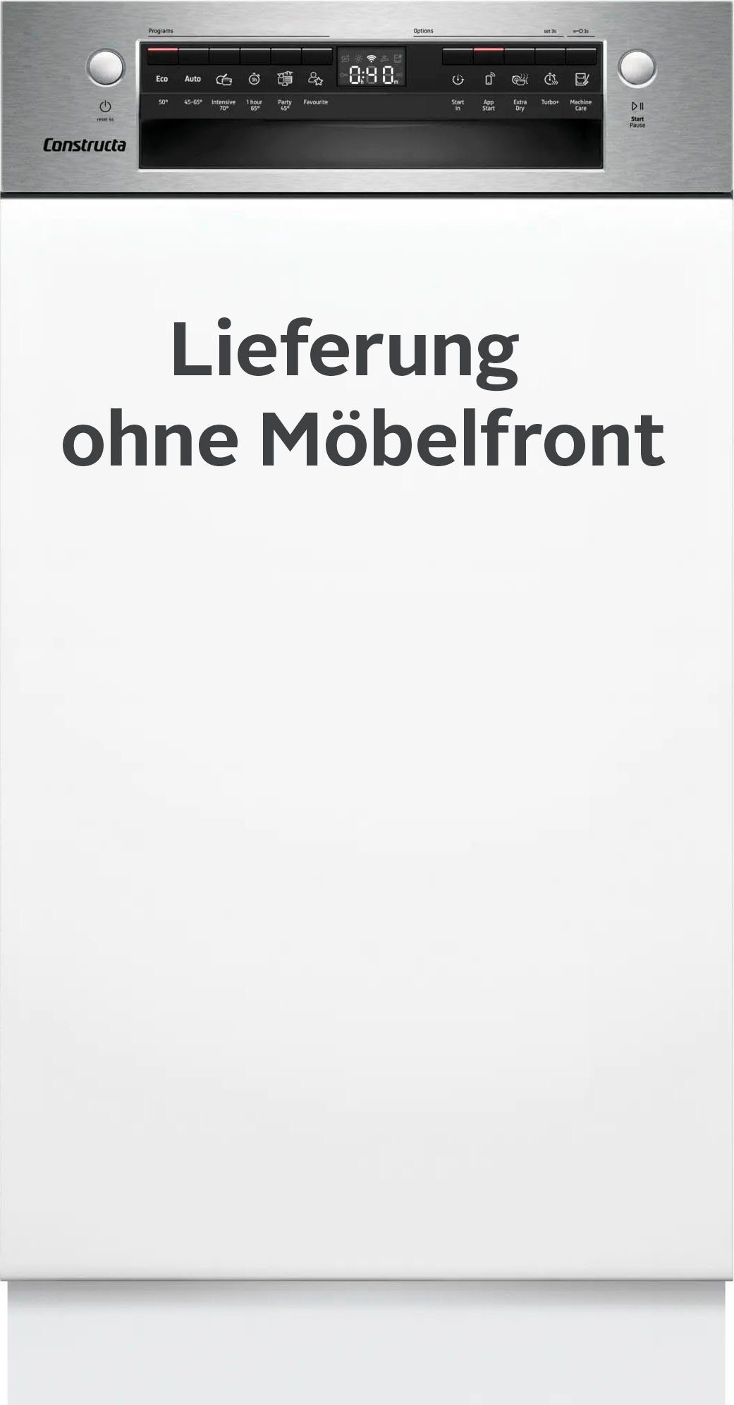 Constructa teilintegrierbarer Geschirrspüler CP6IS01HKE, 10 Maßgedecke
