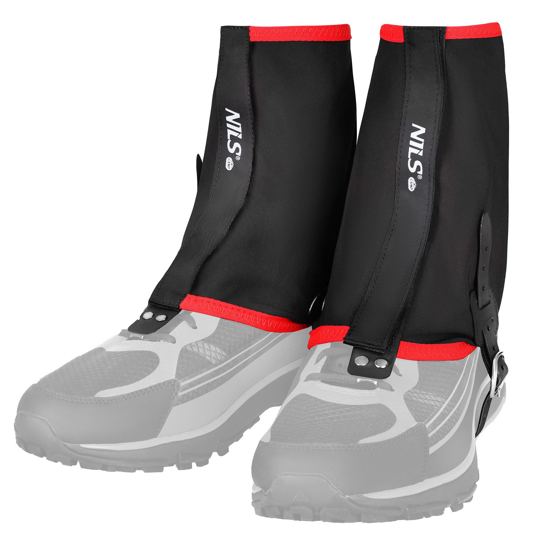 NILS CAMP Gamaschen Trailrunning Beinschutz Knöchelgamaschen, (Spar-Set, 1-St. 21 cm hoch leicht), leicht, atmungsaktiv, Klettverschluss, Unterschnallriemen