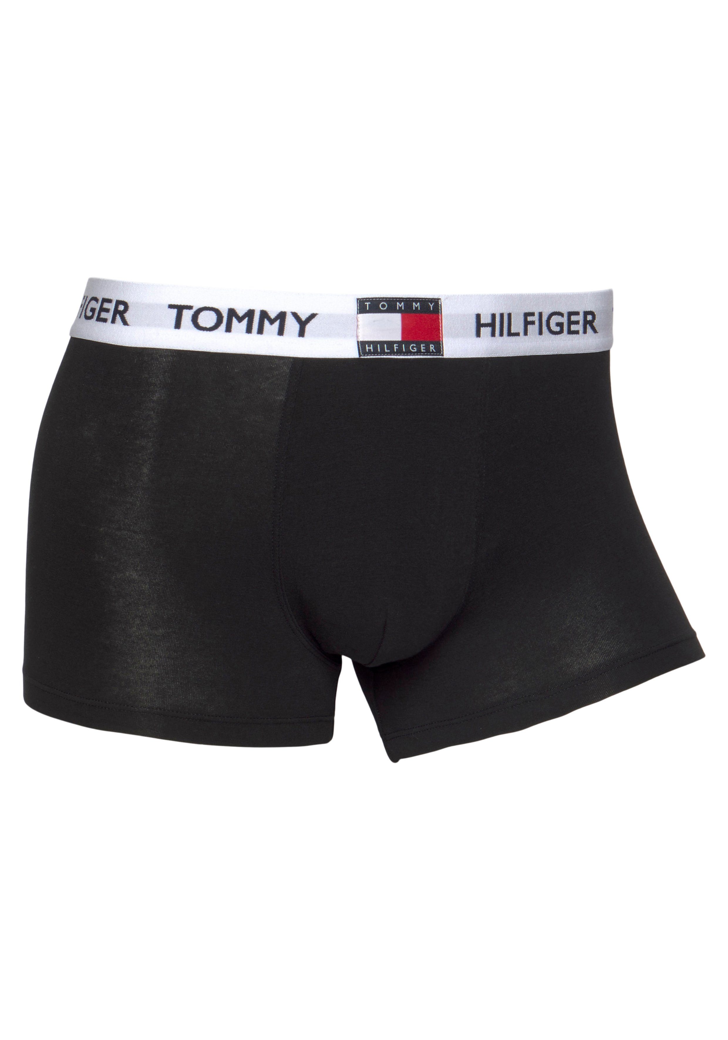 Tommy Hilfiger Tommy Logo-Elastiktape Underwear TRUNK Trunk PVH mit BLACK Hilfiger