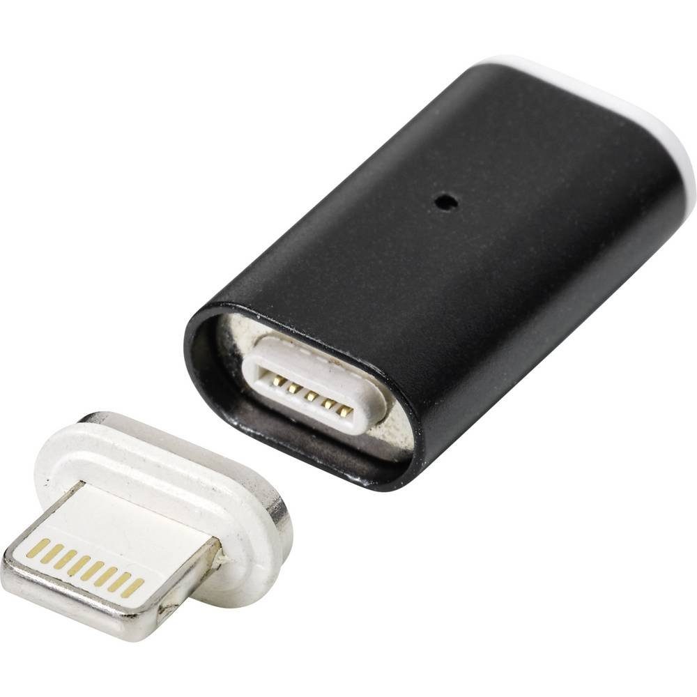 Magnetkupplung USB-C® weiblich auf Lightning USB-Adapter