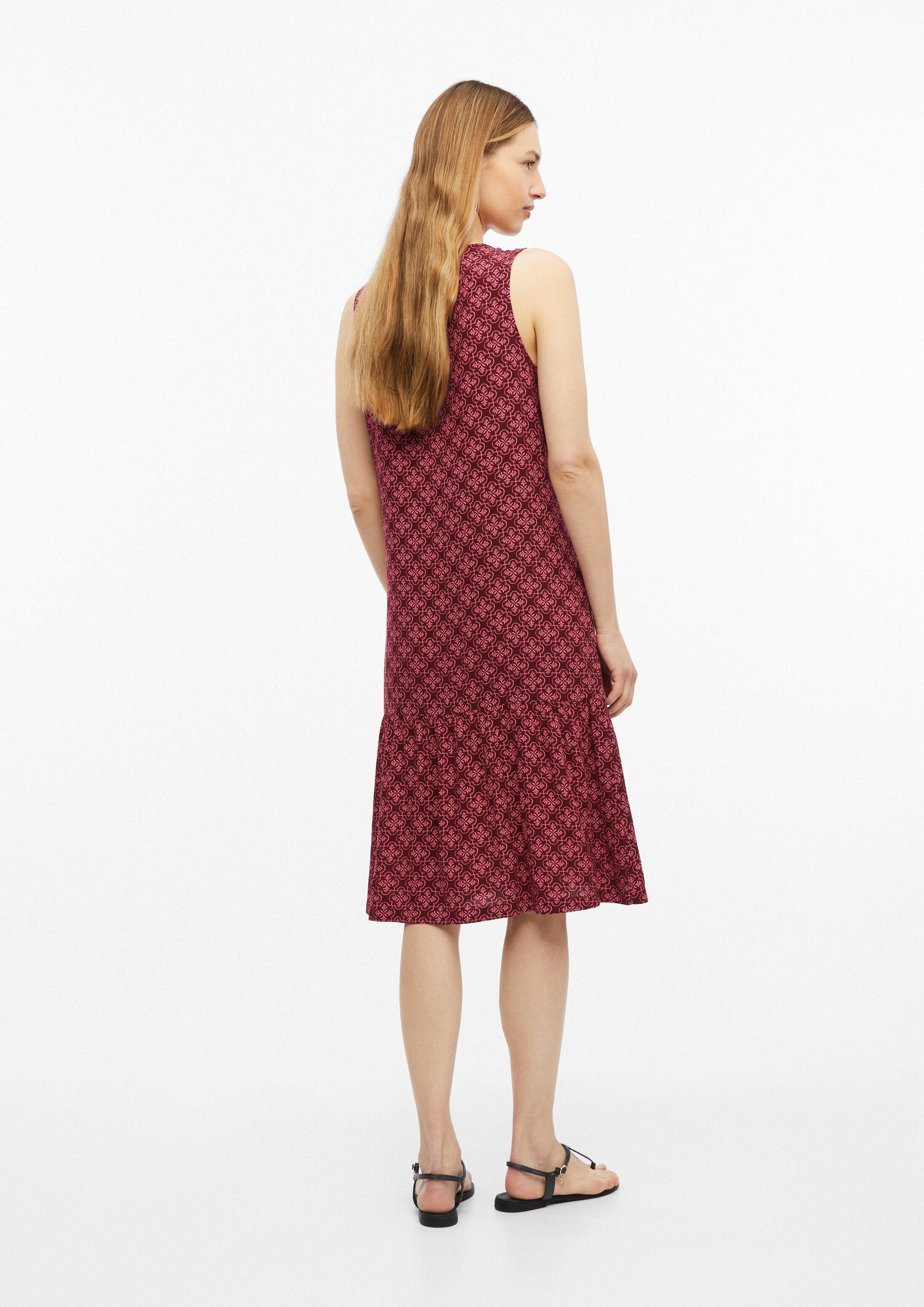 s.Oliver Midikleid Kleid Stufenkleid aus Viskose