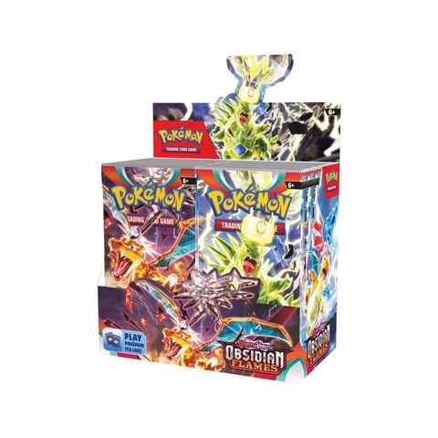 POKÉMON Sammelkarte Pokemon Obsidian Flames Booster Box - Englisch