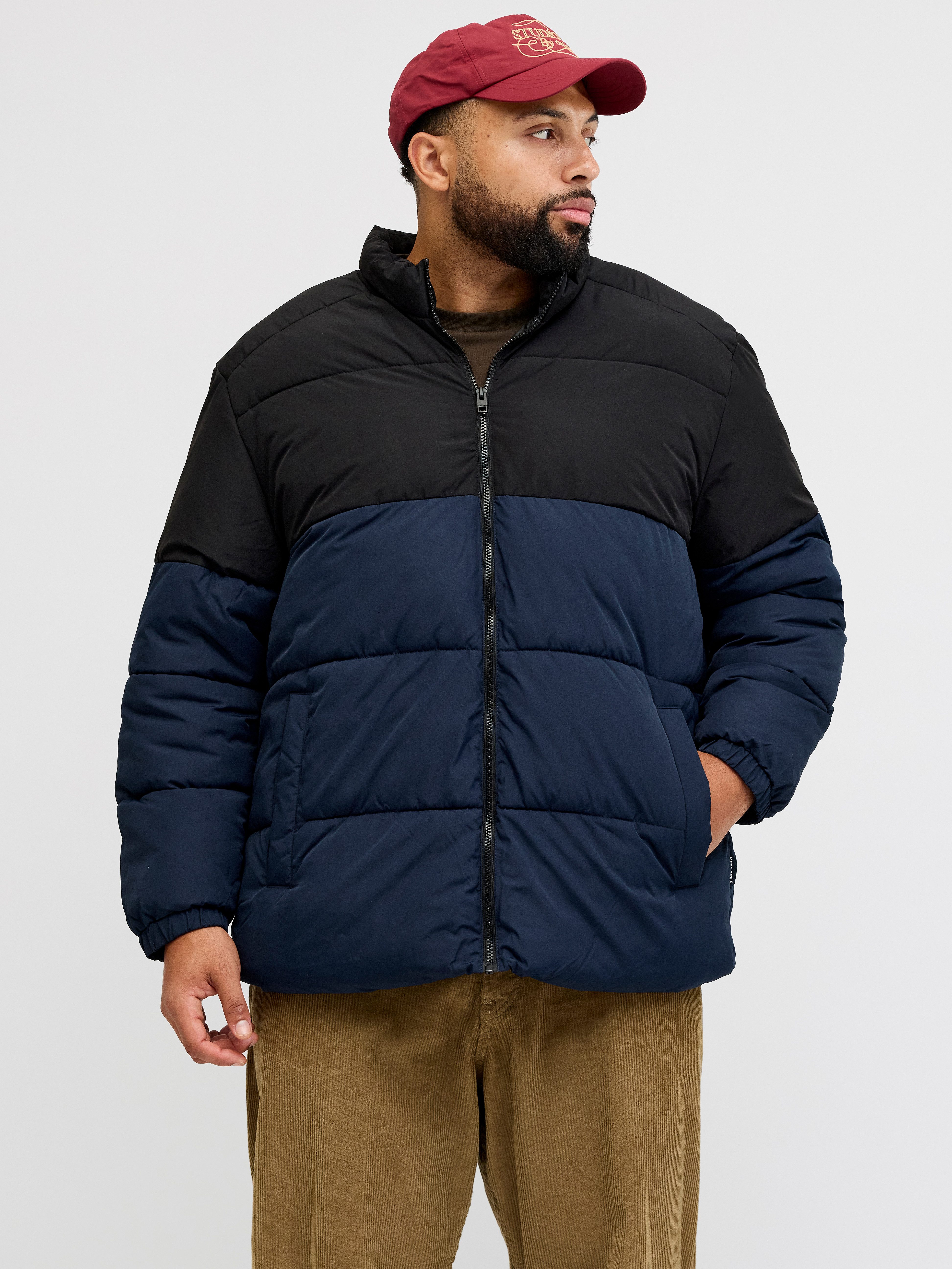 Jack & Jones PlusSize Steppjacke JJMAZE PUFFER COLLAR PLS