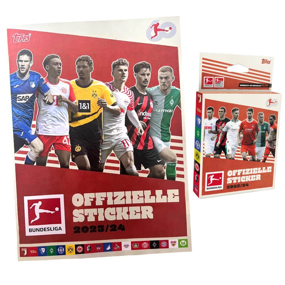 Topps Sticker Topps Bundesliga Sticker 2024 Fußball Sammelsticker 1