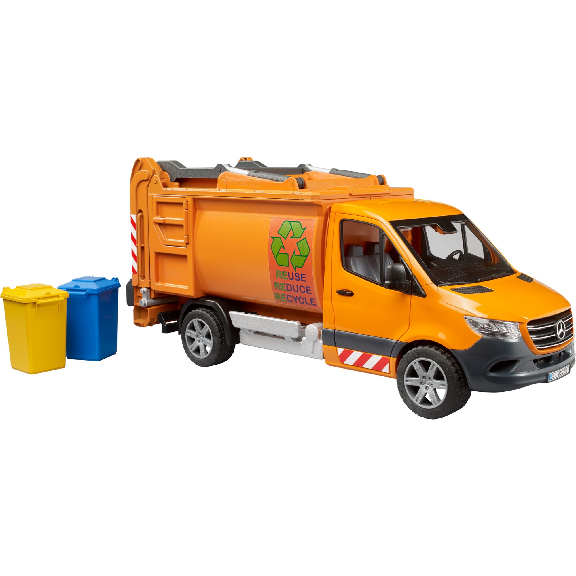 Bruder® Spielzeug-Baumaschine bruder MB Sprinter Kommunal Müllfahrzeug, Modellfahrzeug