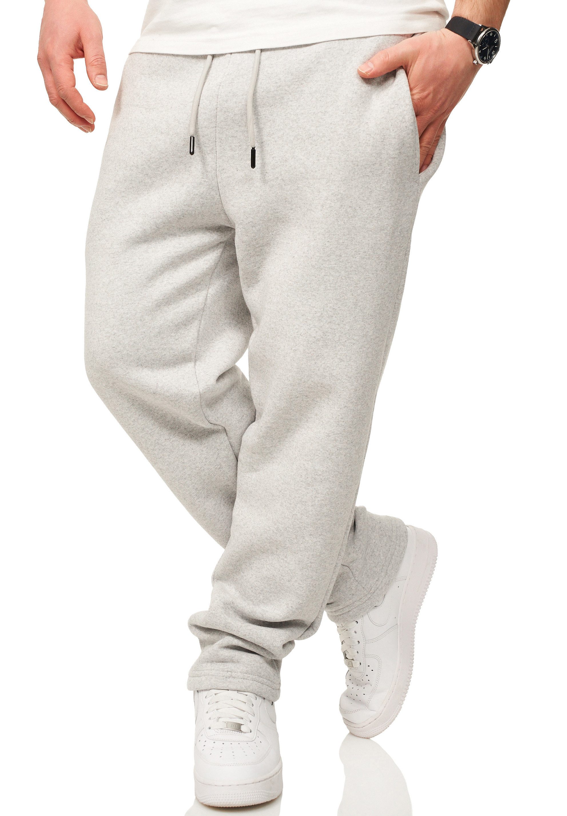DAILY COTTON Jogginghose im Straight-Fit als Lange Sweatpants Trainingshose Herren Freizeithose aus Baumwolle