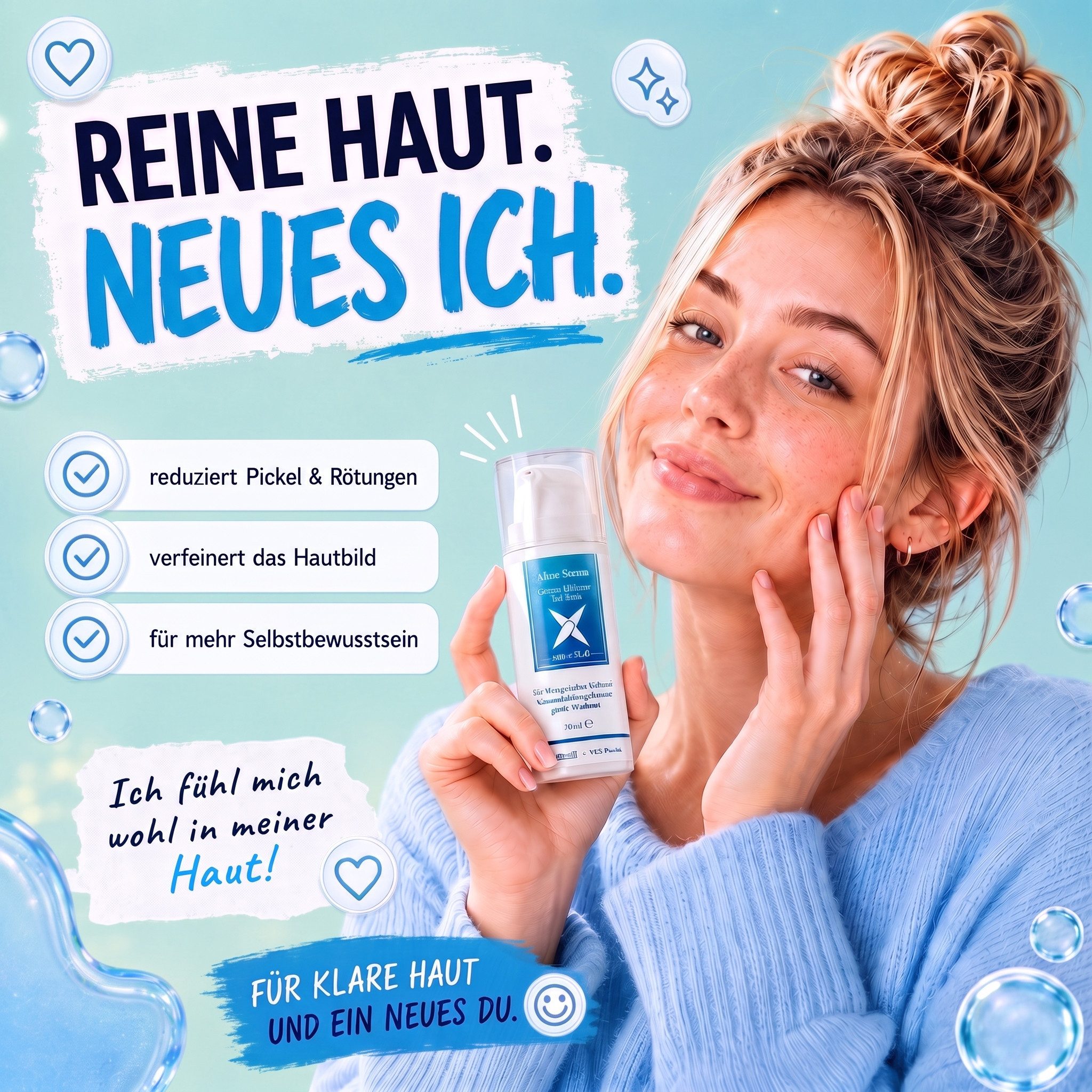 KES Pharma Gesichtsserum KES Pharma Akne-Serum mit tetrapodalem Zinkoxid (t-ZnO), – Unterstützt die Pflege bei Pickeln, Mitessern und fettiger Haut.