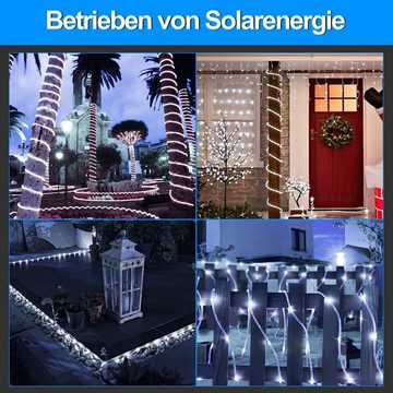 Bettizia LED-Lichterschlauch Solar Lichtschlauch Wasserdicht Lichterkette LED Lichterschlauch