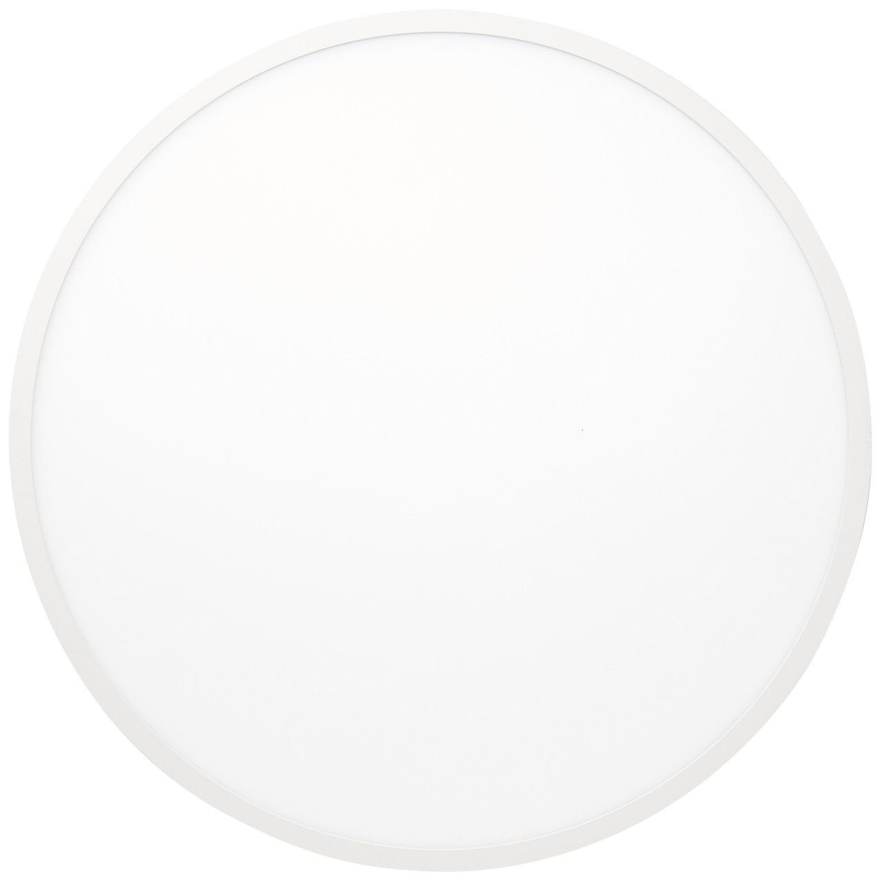 1x Lampe Buffi, Deckenaufbau-Paneel sand/weiß/warmweiß 45cm Deckenleuchte LED 2700K, Brilliant Buffi L 30W
