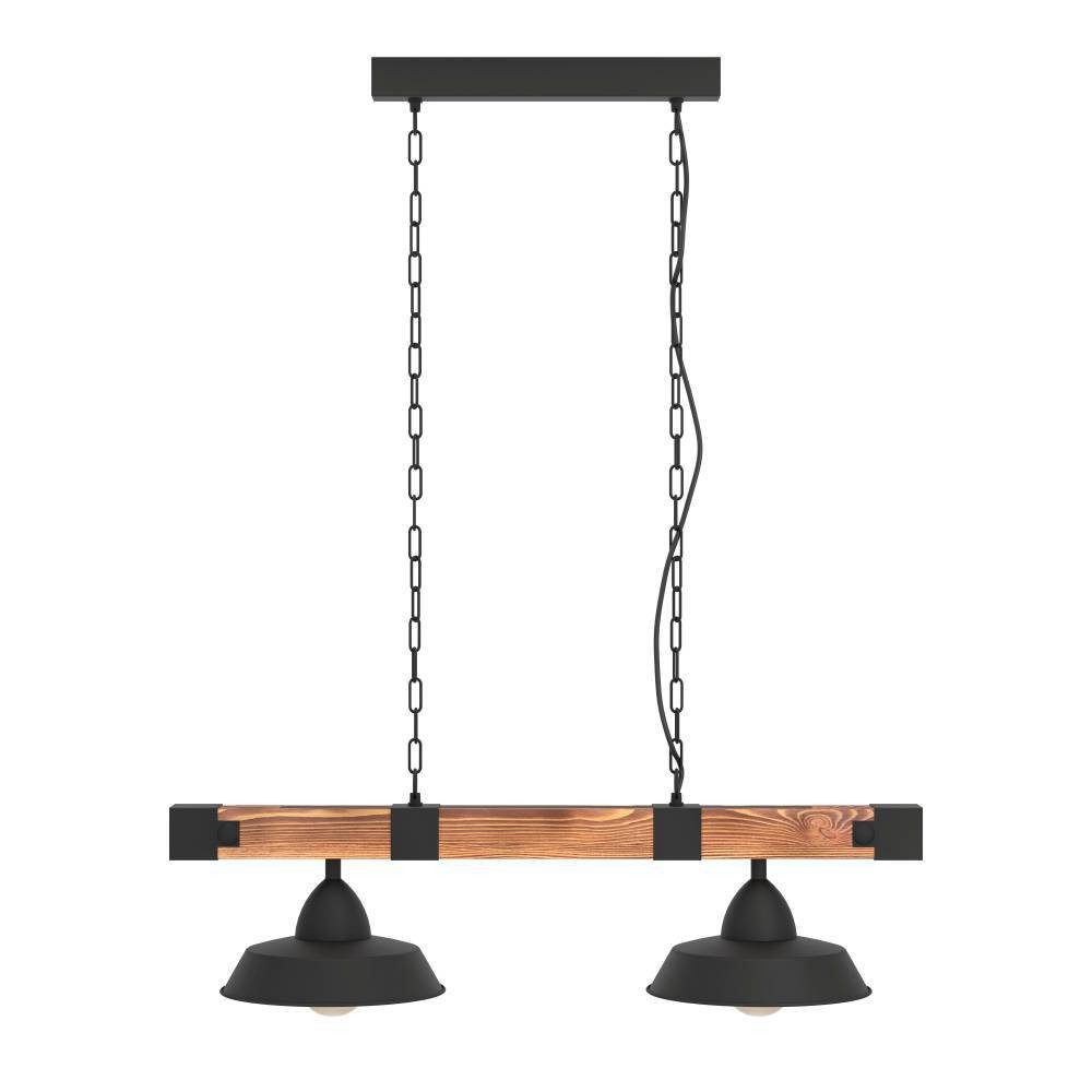 EGLO Hängeleuchte OLDBURY, ohne Leuchtmittel, Vintage Pendelleuchte, E27, 86 cm, FSC zertifiziert