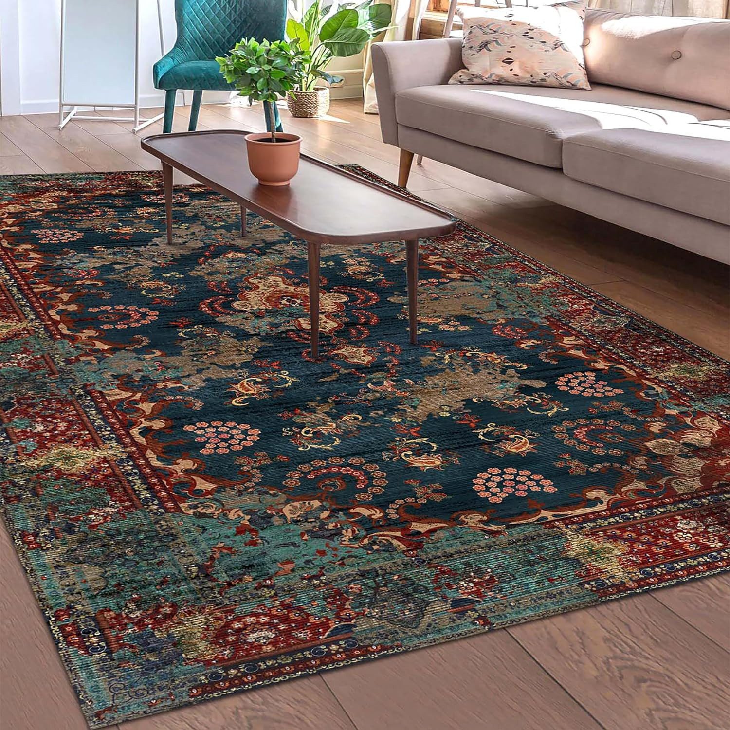 Bamyum Teppich Kinvevart Teppich mit ChenilleDruck, günstig online kaufen