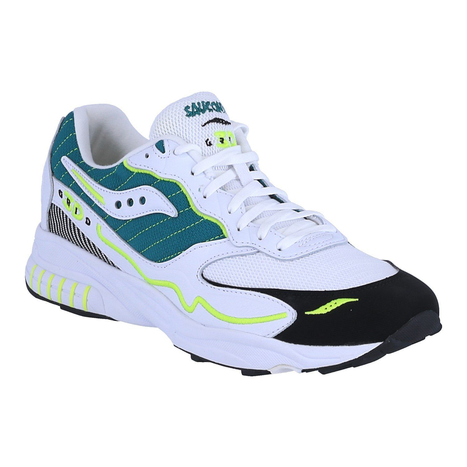 Saucony 3D Grid Hurricane weiss/grün Herren Sneaker