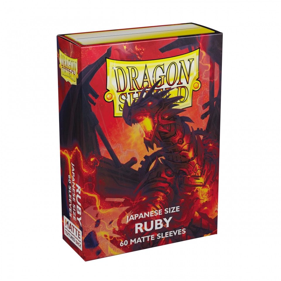 Arcane Tinmen Spiel, Dragon Shield - Japanese Matte - Ruby (60) - englisch