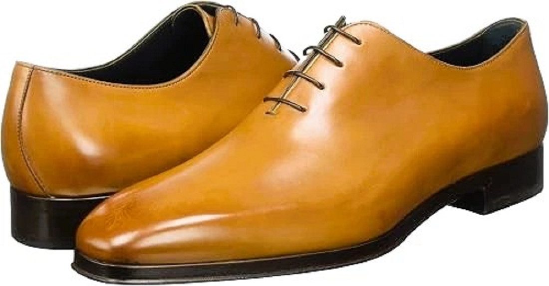 BOSS Boss Schuhe, BOSS Herren T-Club_oxfr_ltp A Oxford, Medium Brown Schnürschuh aus echte Leder