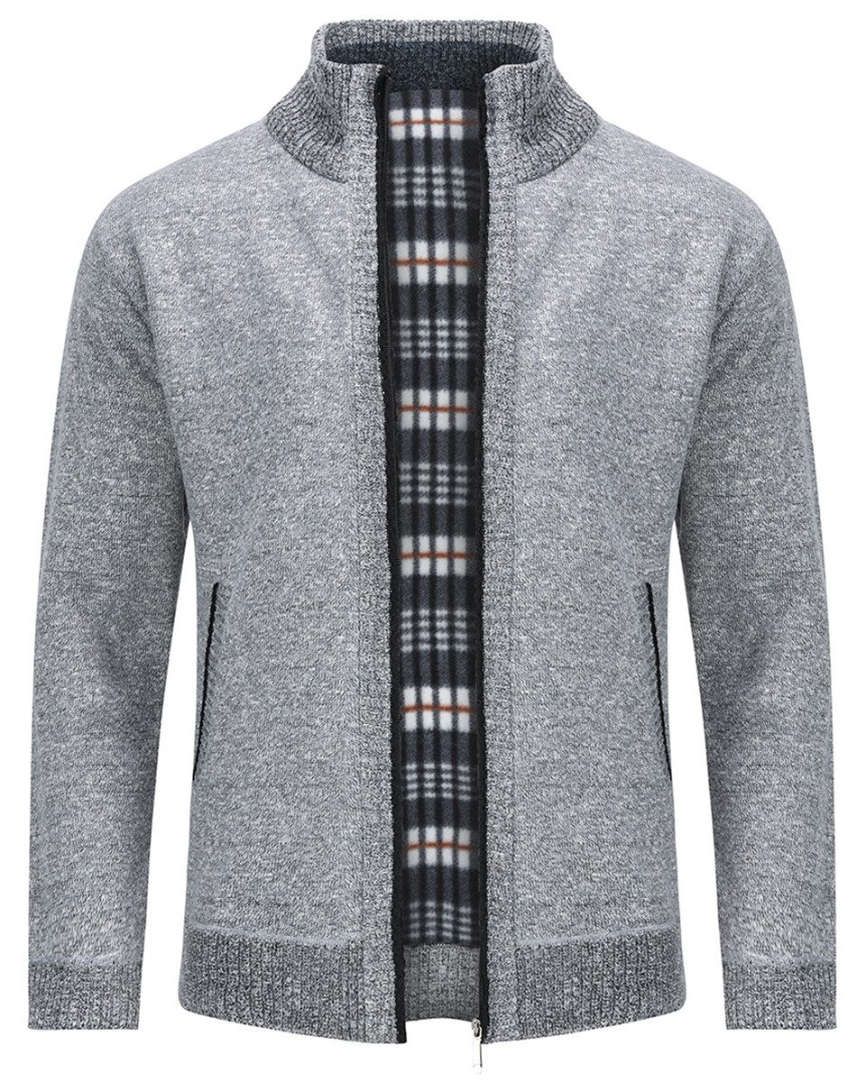 Allthemen Cardigan Gefüttert Cardigan Grobstrick Pullover günstig online kaufen