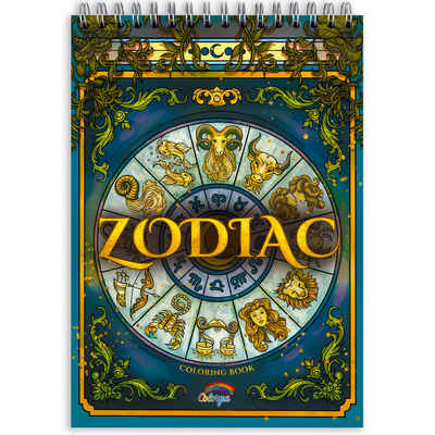 Colorya Malen nach Zahlen Colorya Zodiac Malbuch - Entspannendes A4 Anti-Stress