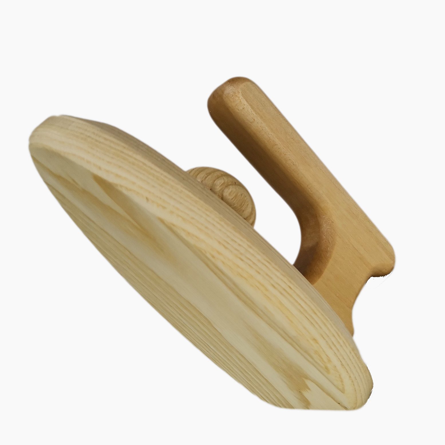 Lotes Toys Kinder-Bügeleisen Holz Bügeleisen Groß, (packung, 1-tlg), aus hochwertigem Eschenholz gefertigt