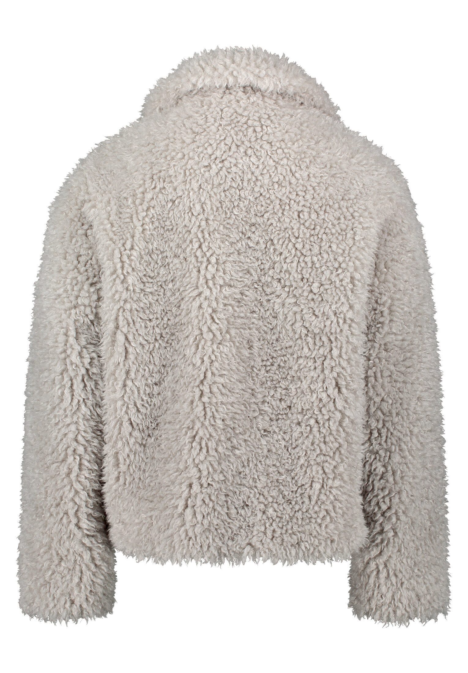 Amber & June Plüschjacke Damen mit Stehkragen
