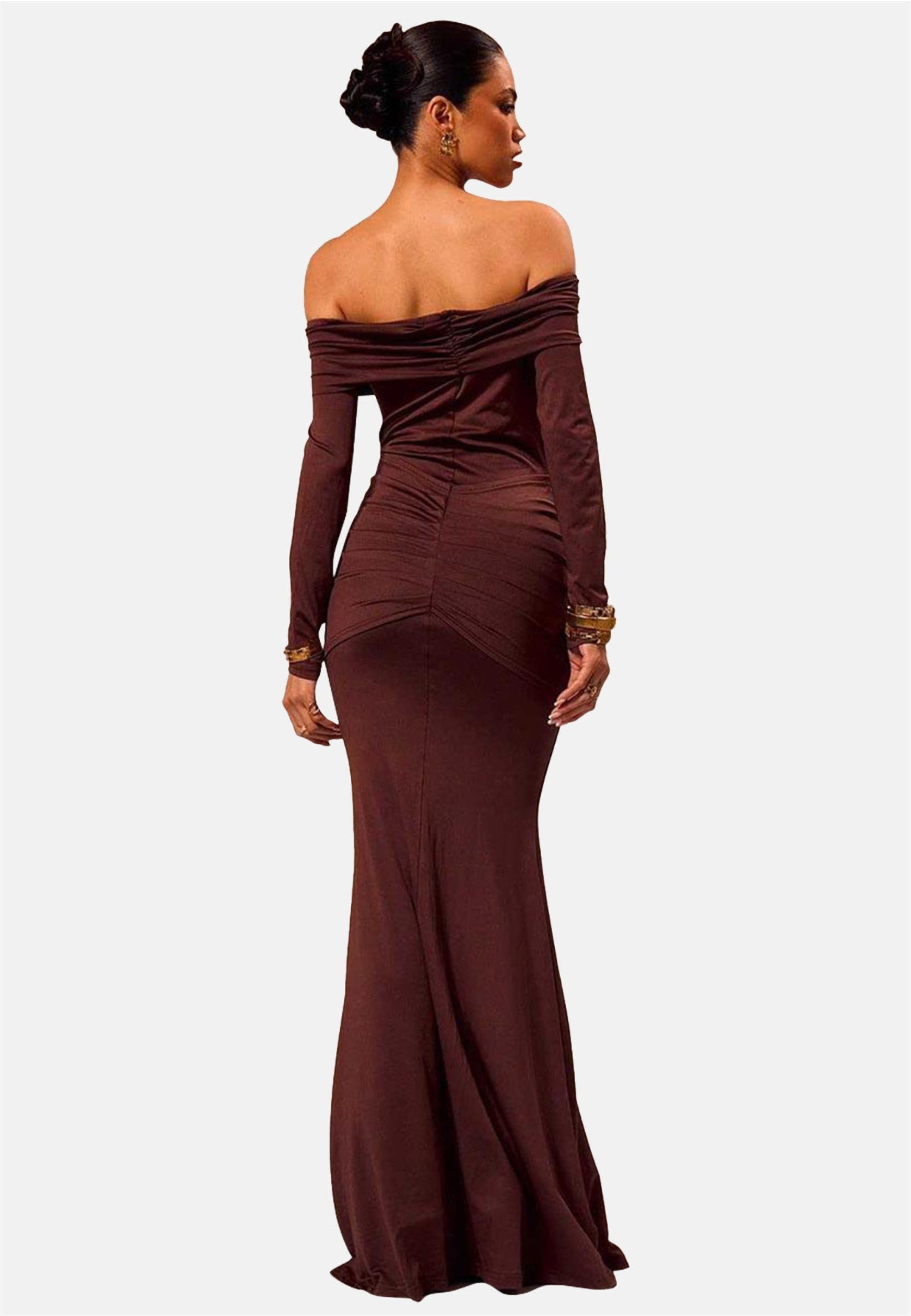 Moda Minx Jerseykleid Samantha Off Shoulder Dress im schulterfreien Design