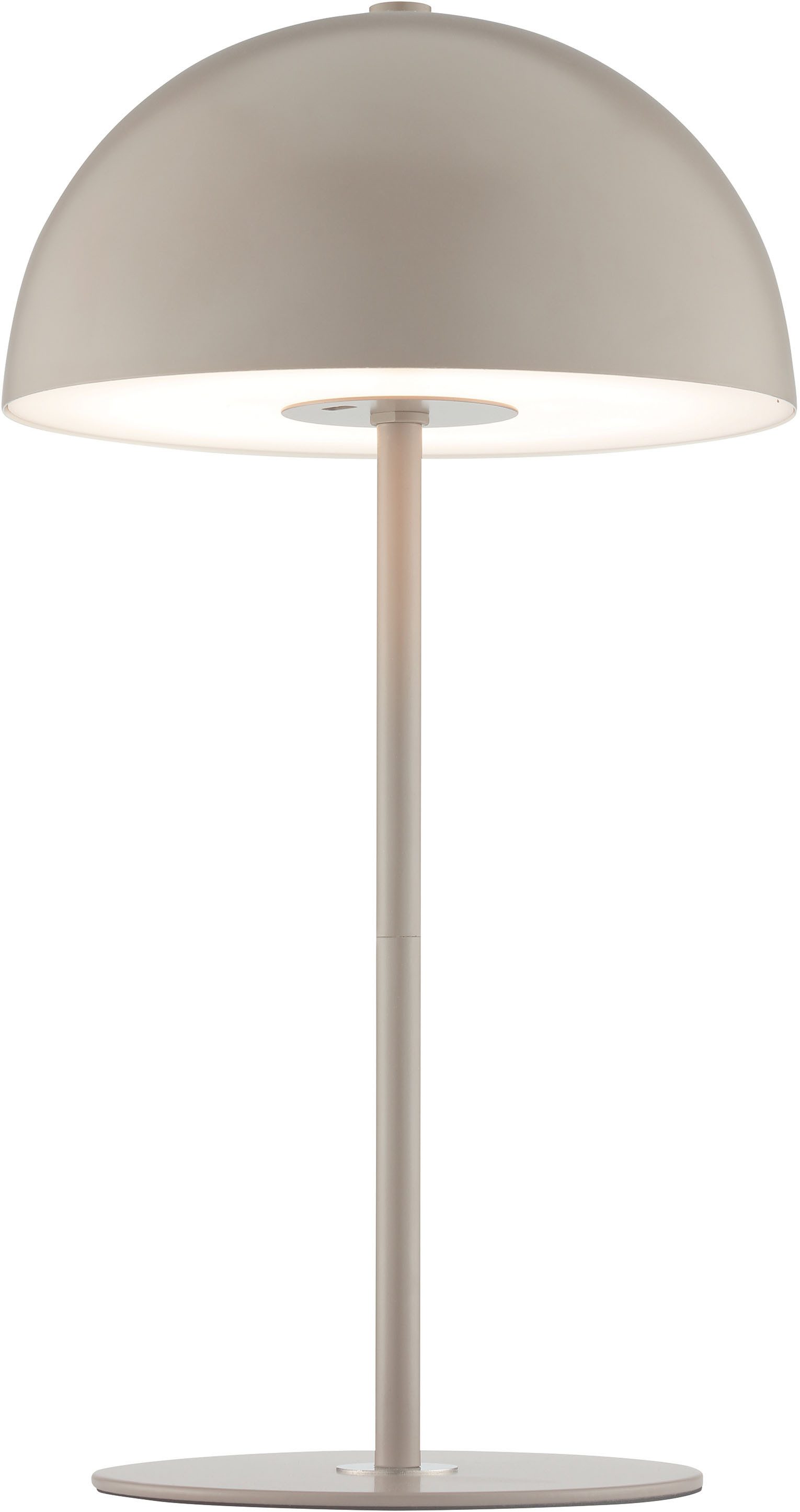 LeGer Home by Lena Gercke Tischleuchte Linnea Akku Варианты, Dimmfunktion, LED fest integriert, Warmweiß, Pilzleuchte mit Akku, Höhe 38 cm, Ø 20 cm, 400 lm, 3000 K, CCT