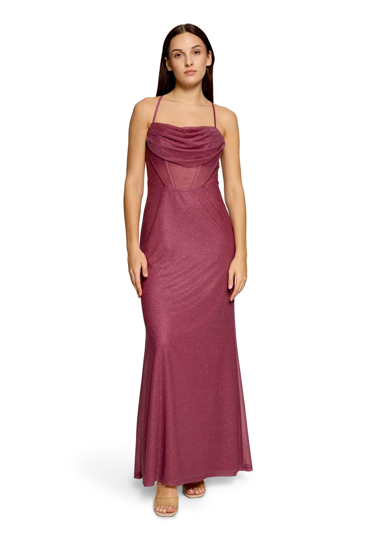 Vera Mont Abendkleid Damen im Glitzer-Look