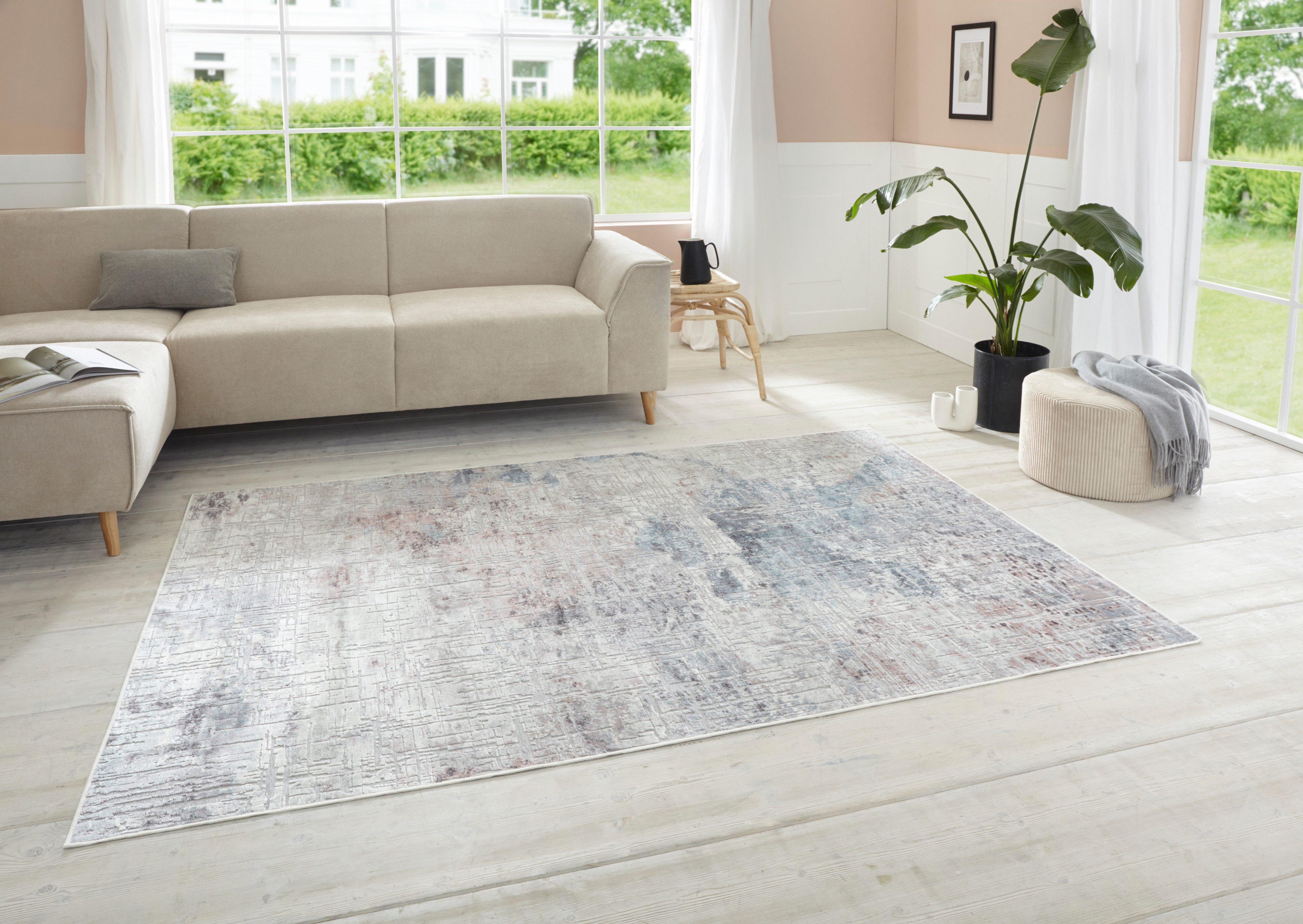 ELLE DECORATION Designteppich »Chameis«, rechteckig, 4 mm Höhe, Viskose, Vi günstig online kaufen