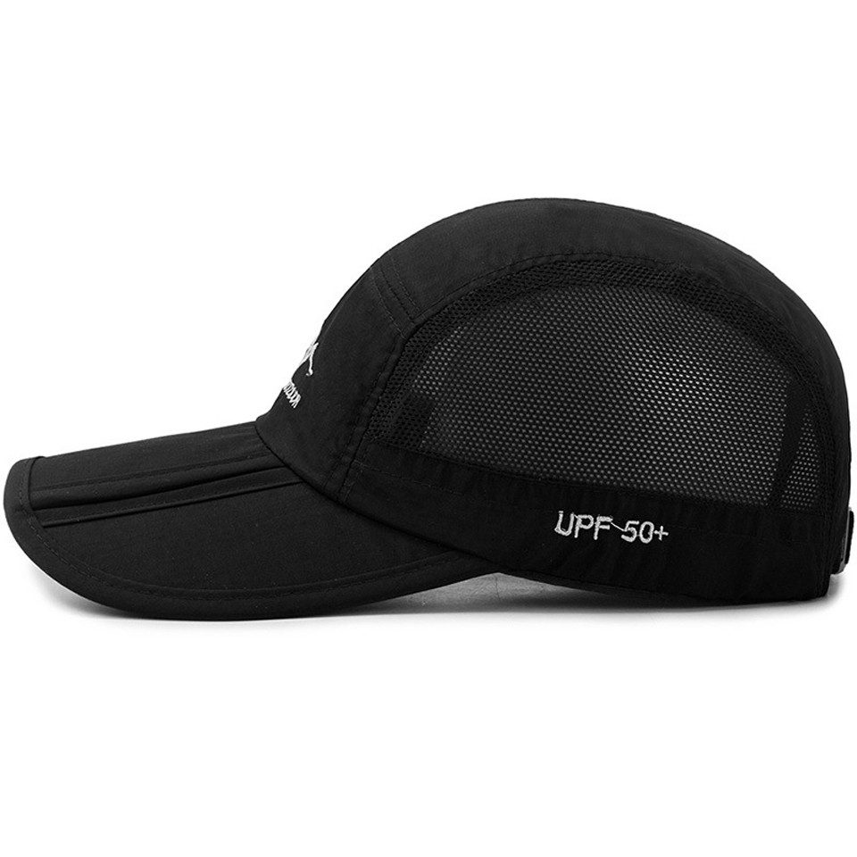 Zaewry Baseball Cap Unisex Baseballkappe Folding Outdoor Hat UPF 50+ Sun Protection Mesh Sport Hat – Bild 2 von 5