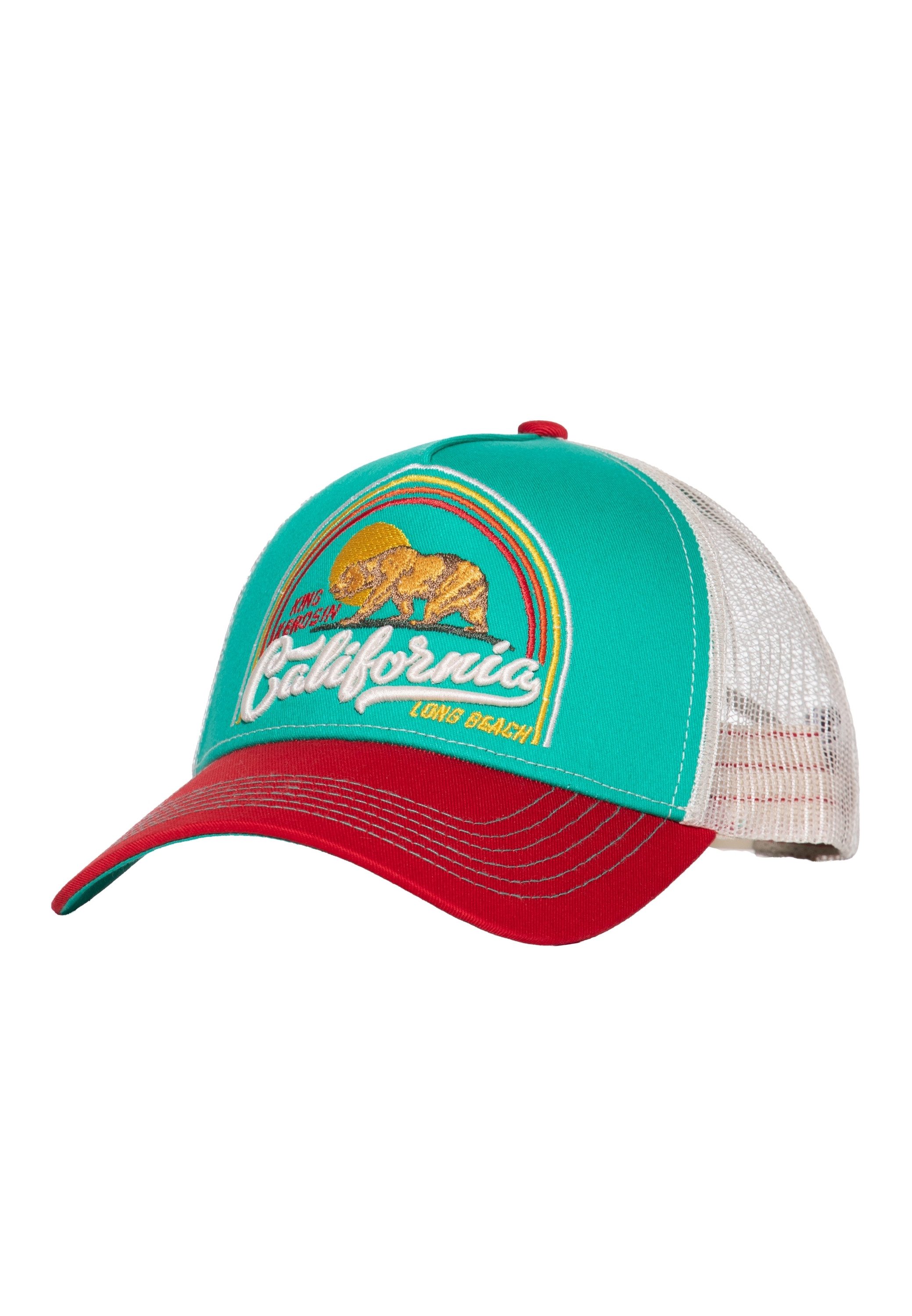 KingKerosin Trucker Cap California (1-St) mit Stickerei vorne