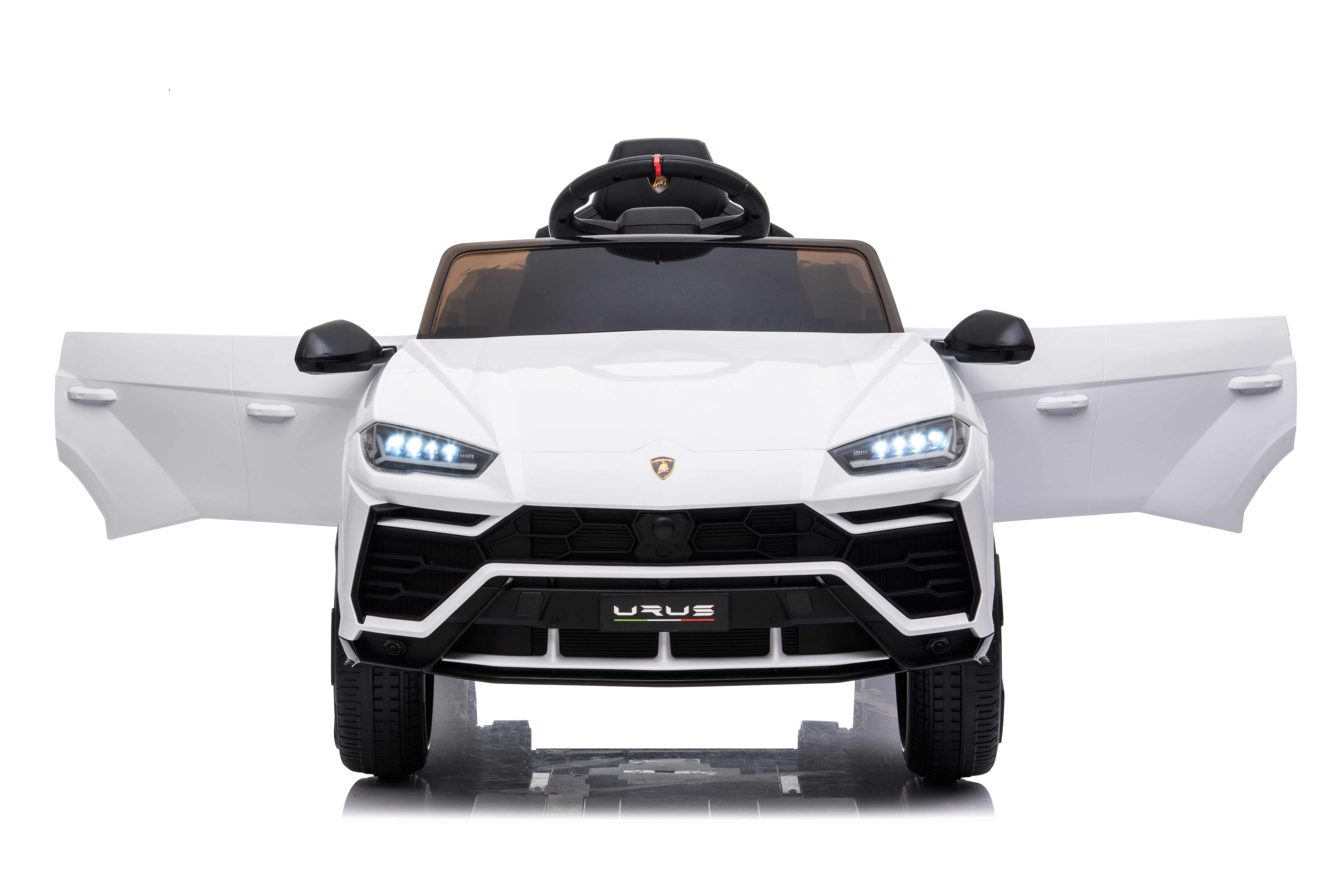 BoGi Elektro-Kinderauto Lamborghini Urus 12V, LED, Musik, Hupe, „Fahrspaß für Kinder mit Stil – Lamborghini Urus 12V Elektroauto“