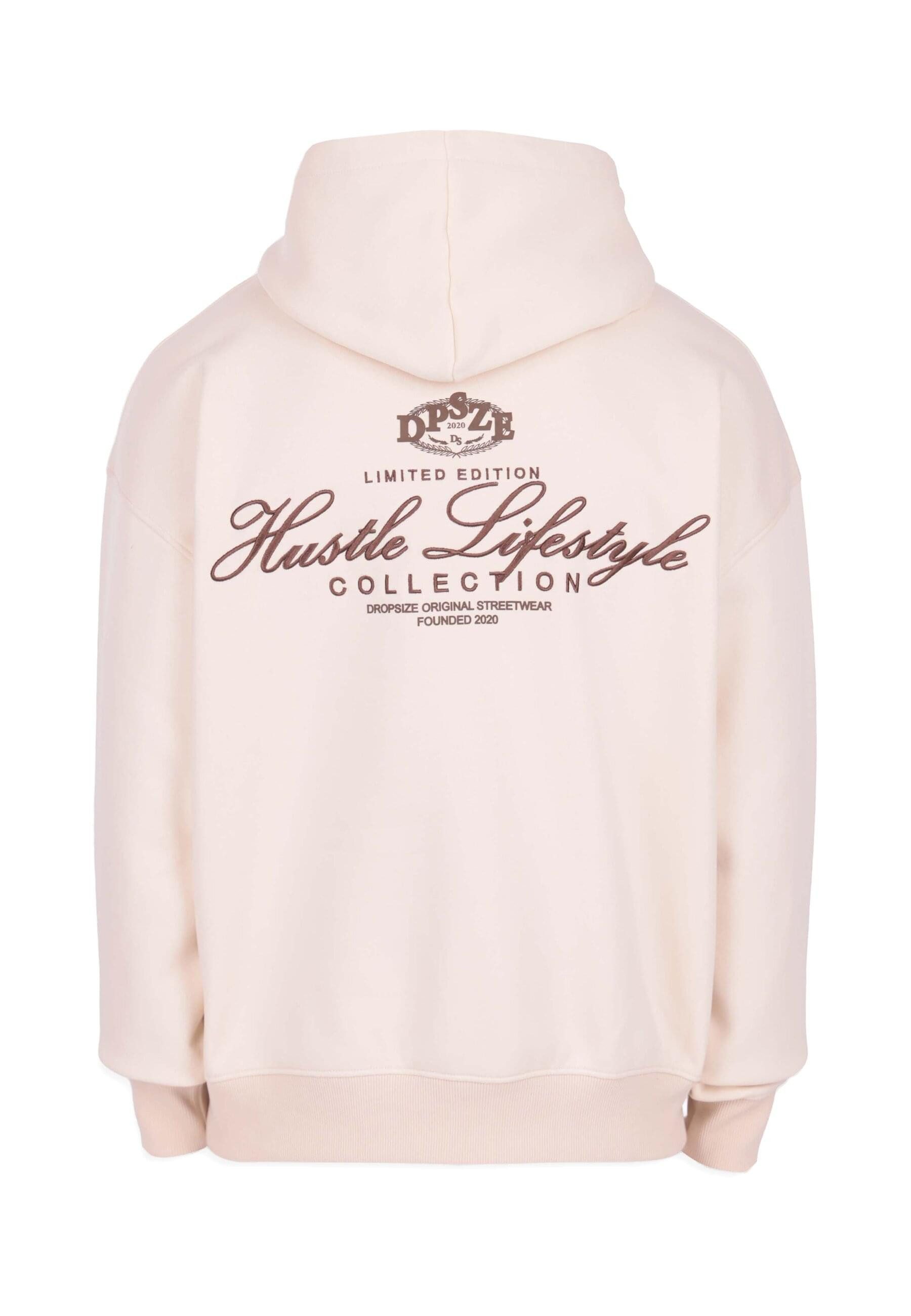 Dropsize Kapuzensweatshirt Dropsize HEAVY OVERSIZE HUSTLE LIFESTYLE HOODIE günstig online kaufen
