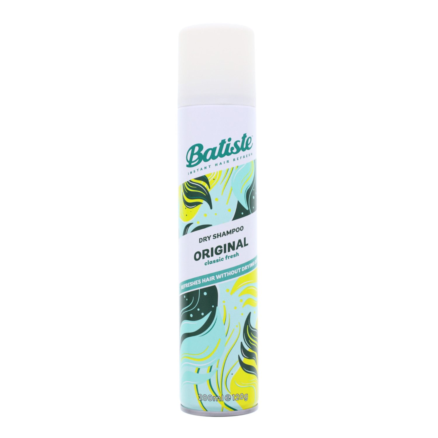 Batiste Haarshampoo Batiste Trockenshampoo Original 200ml fruchtiger Duft nach Moschus, Ro