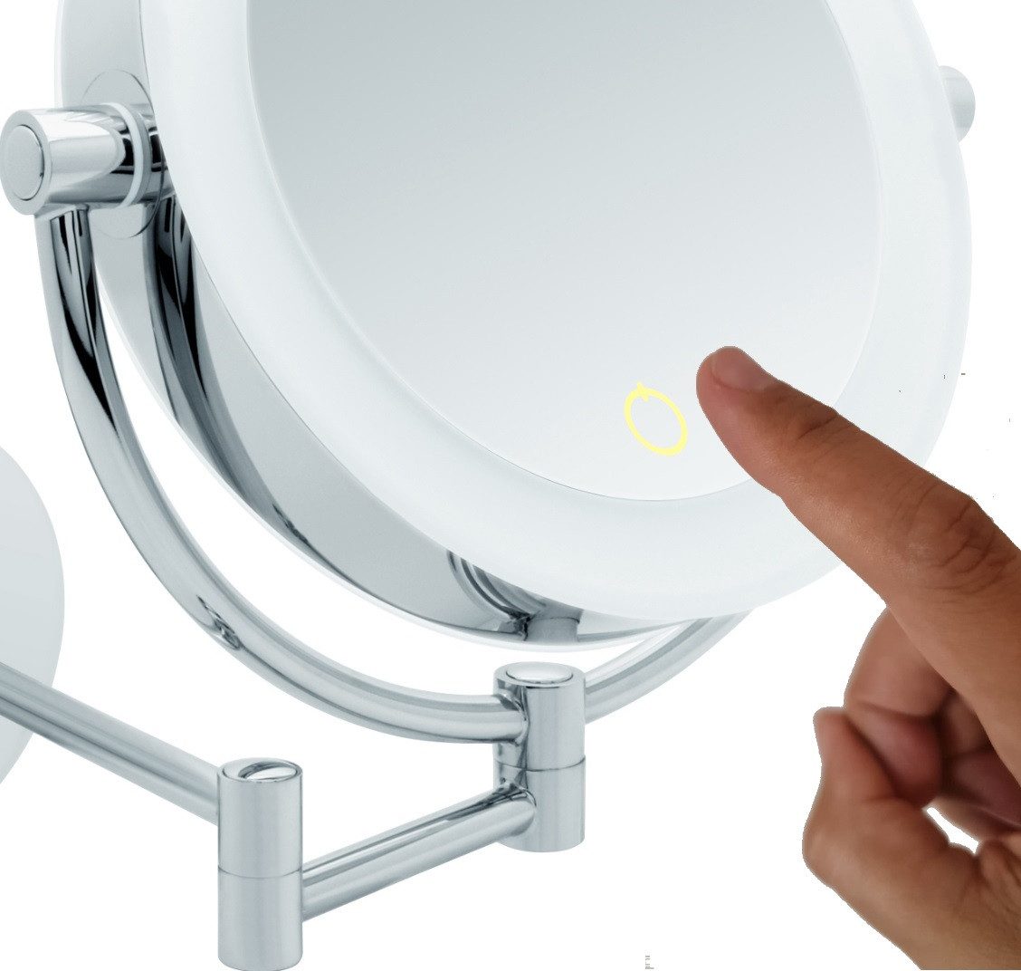 Libaro Kosmetikspiegel mit Beleuchtung TOKIO LED Schminkspiegel 3-fach & 7- günstig online kaufen