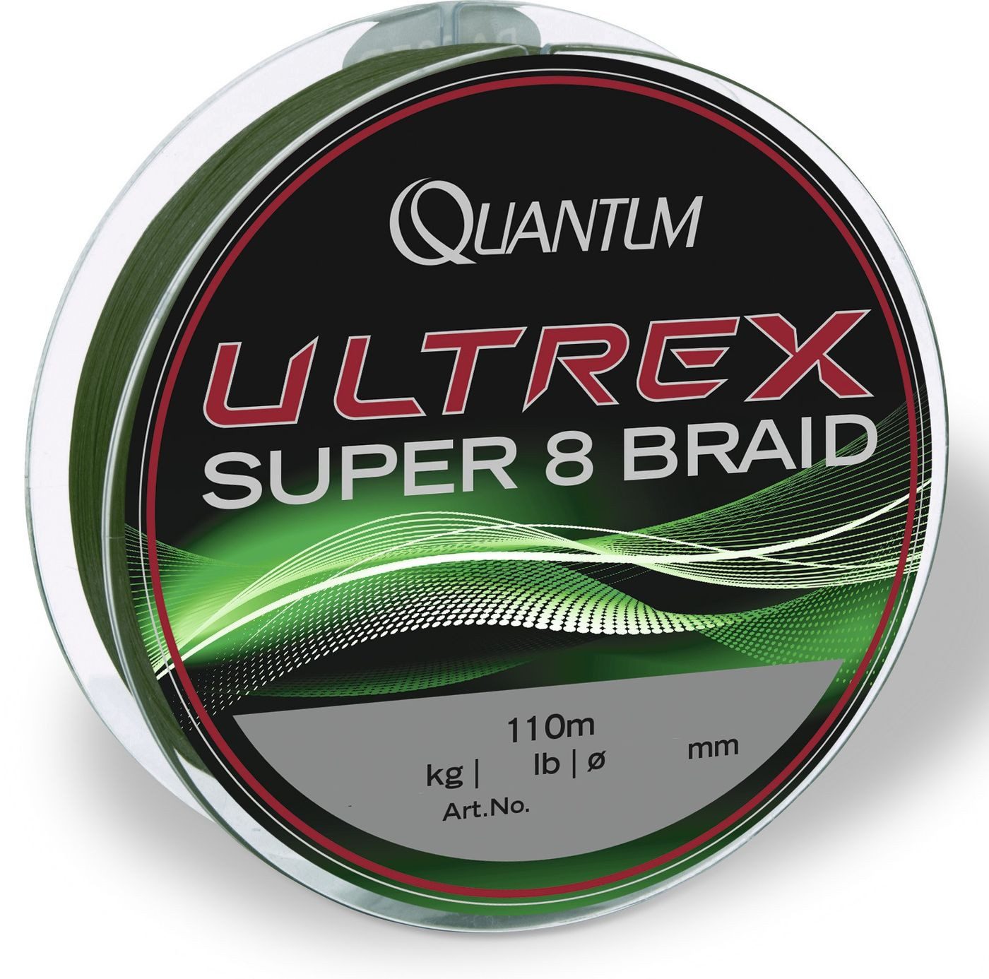 Angelschnur Quantum Ultrex Super 8 Braid 110m geflochtene Schnur grün