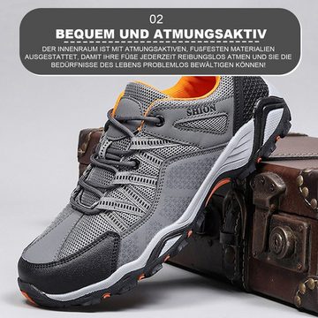 Daisred Herren Anti-Rutsch Sportlich Trekkingschuhe Sneaker Wanderschuh