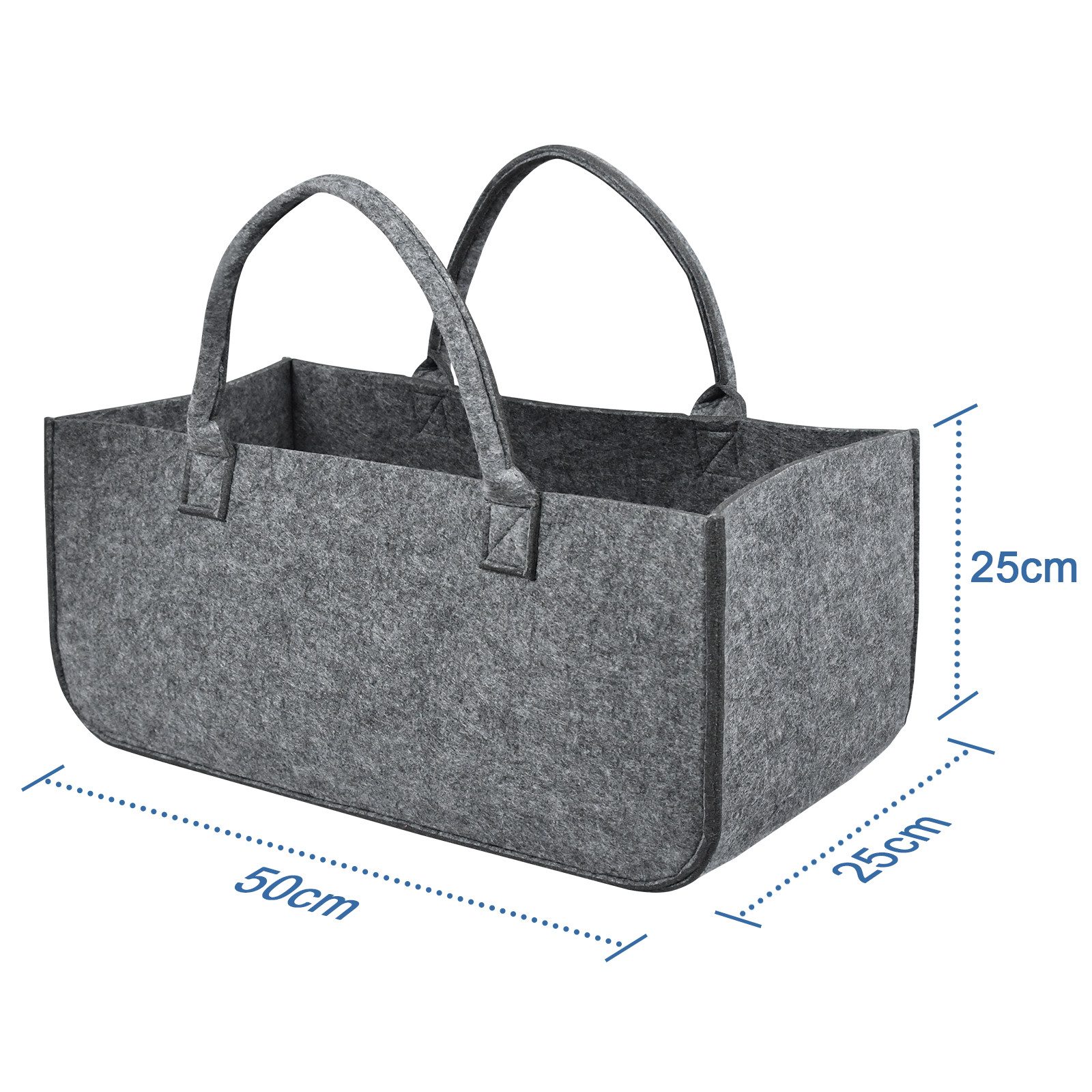 FIVMEN Kaminholzkorb Filztaschen für Kaminholz Filztasche Faltbar Brennholz günstig online kaufen